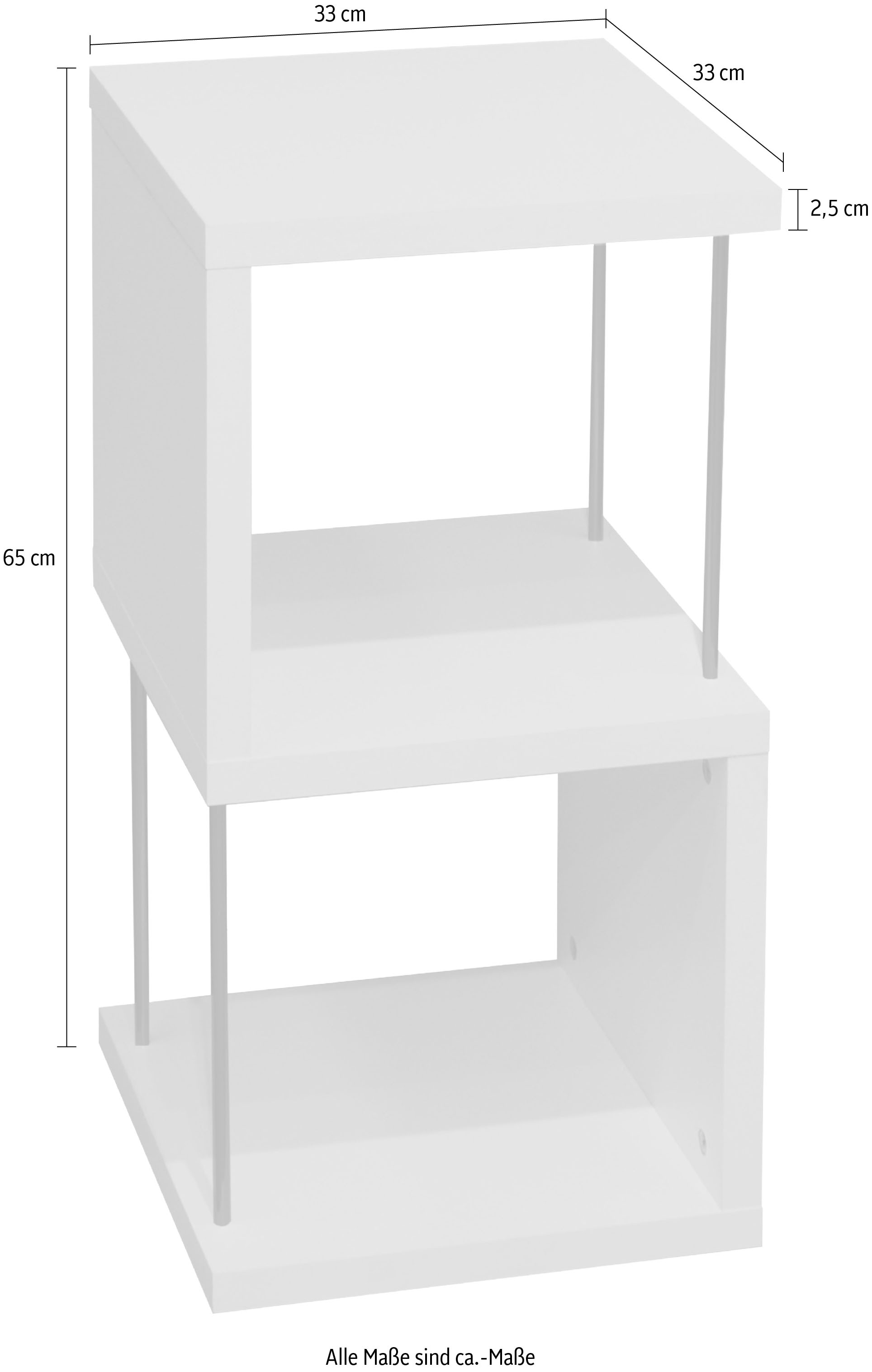 Mäusbacher Standregal »Sticks Regale« Breite 33 cm