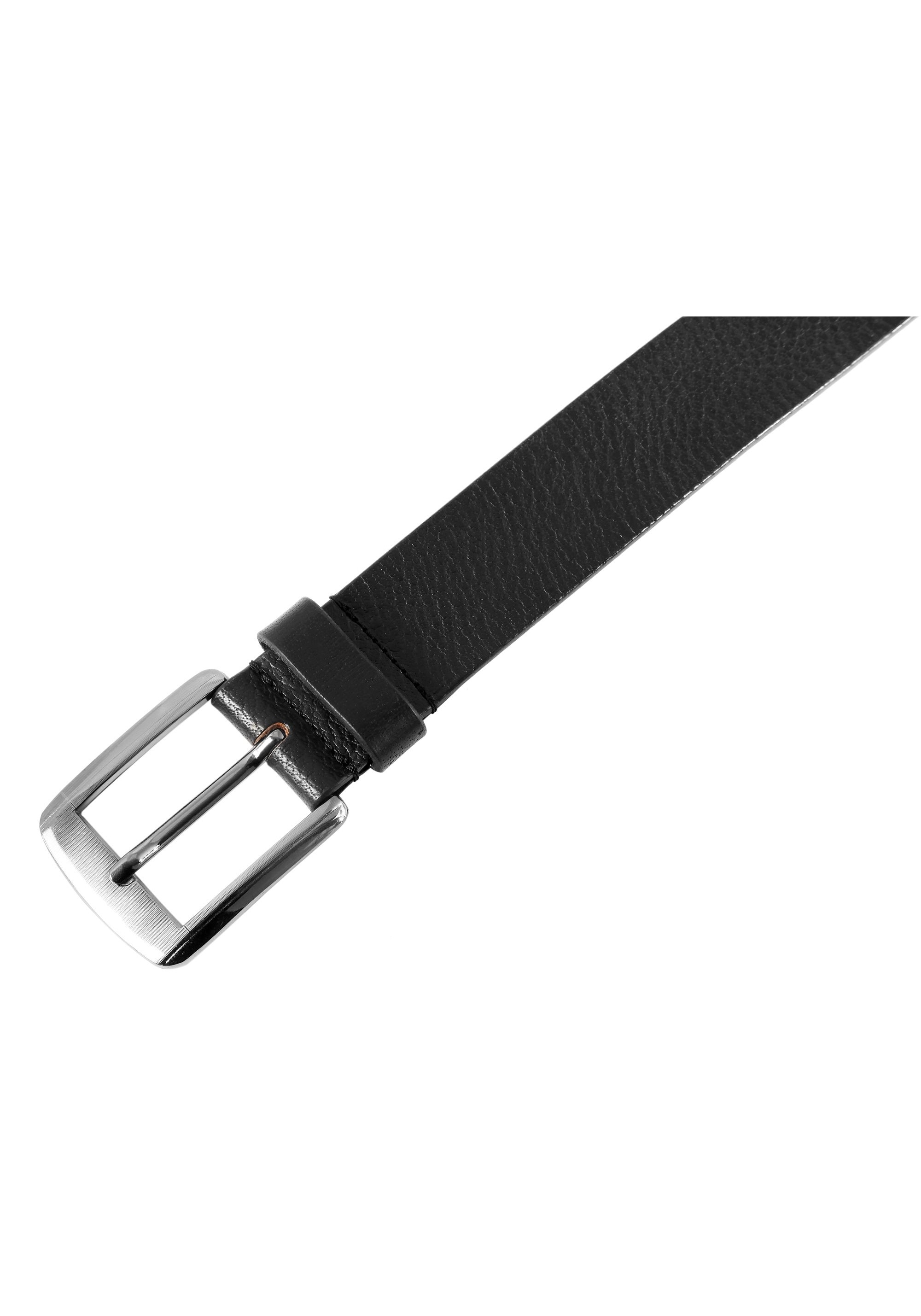 Leonardo Verrelli Ledergürtel »hochwertiges Echt Leder, schwarz, 2.Wahl, 90 cm - 140 cm«