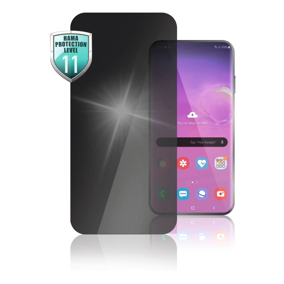 Hama Displayschutzglas »Privacy Displayschutzglas«, für Samsung Galaxy A41