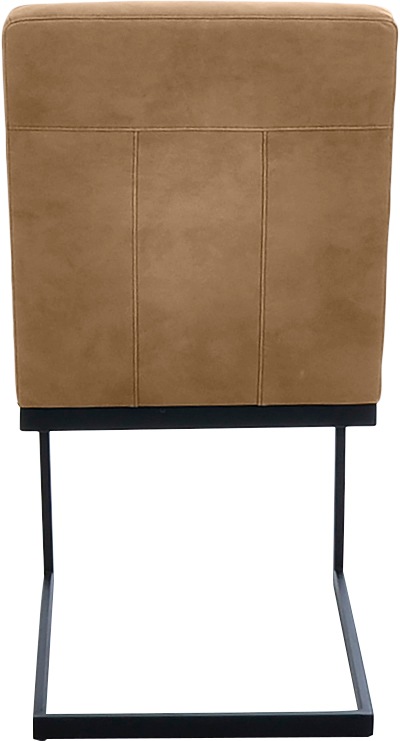 K+W Komfort & Wohnen Freischwinger () 1 Stk.Freischwingergestell aus Vierkantrohr schwarz, hoher Sitzkomfort