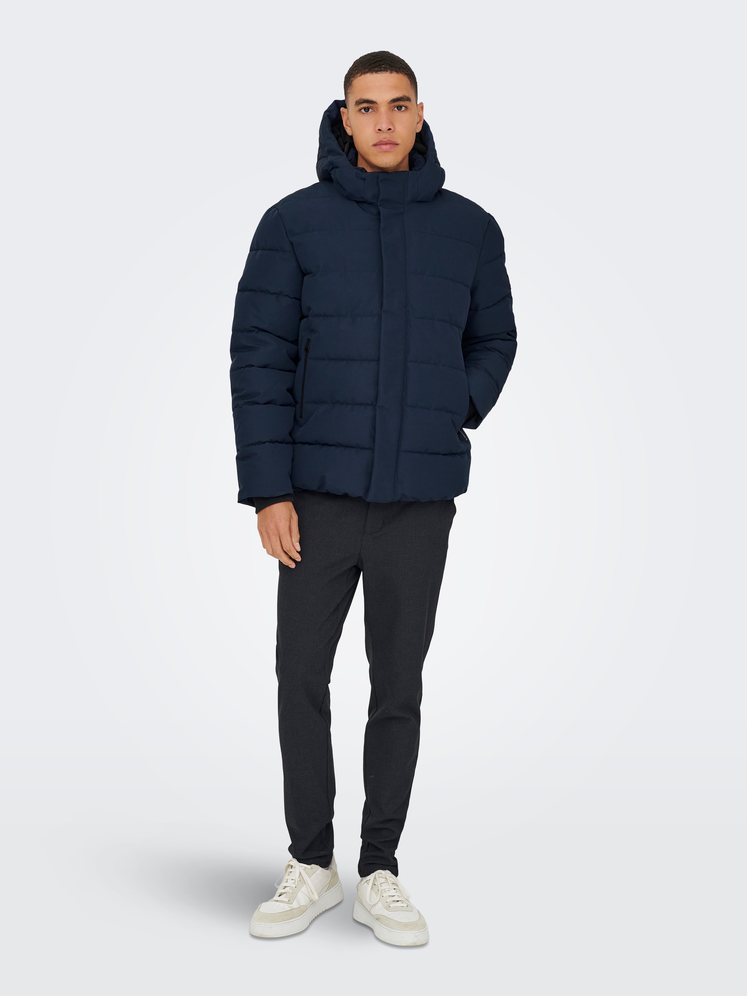 ONLY & SONS Steppjacke »ONSCAYSON PUFFA OTW NOOS« mit Kapuze