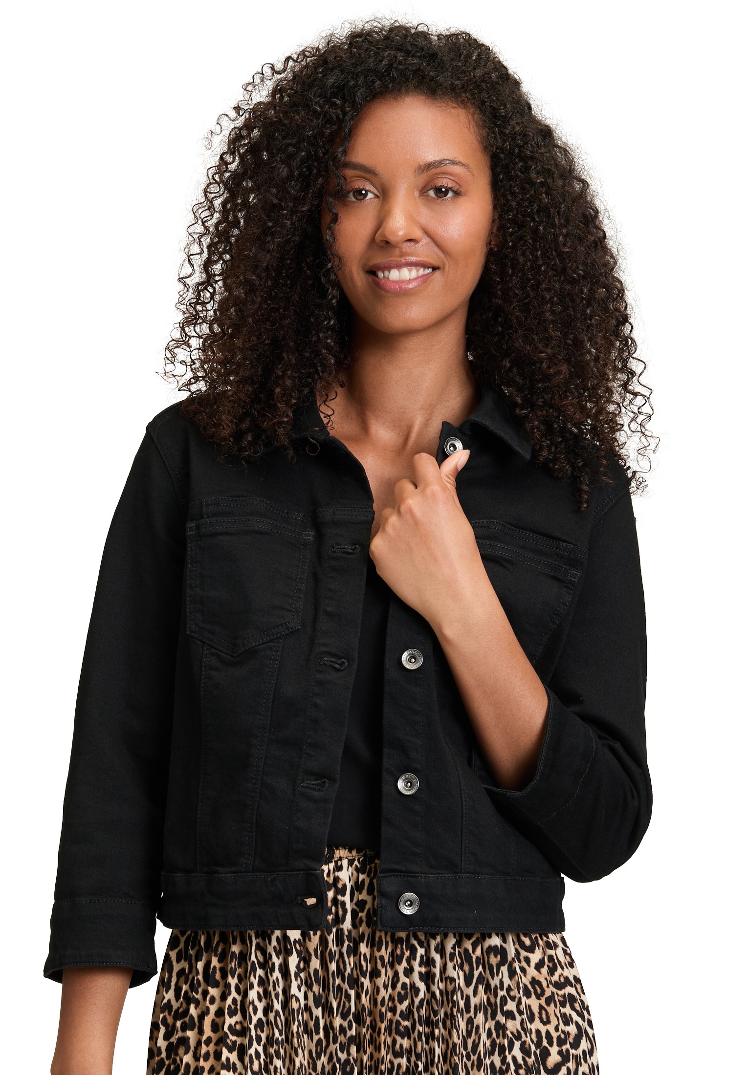 Betty Barclay Jeansblazer »Jeansjacke mit 3/4 Arm«