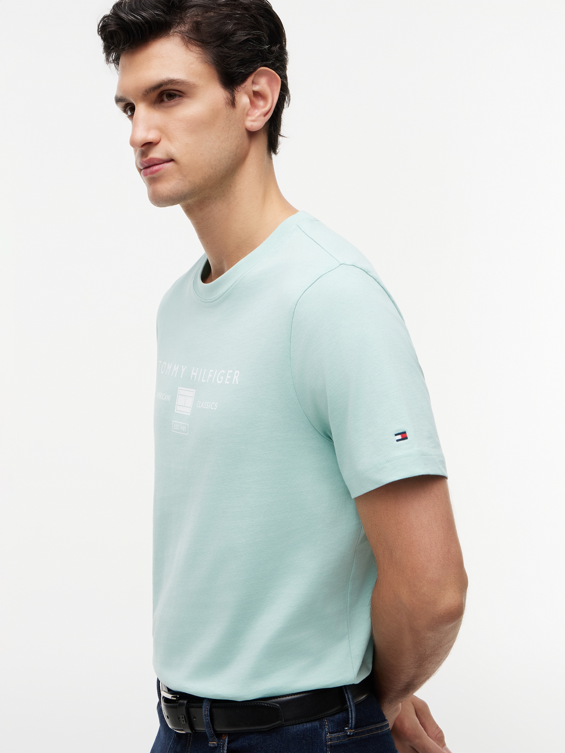 Tommy Hilfiger T-Shirt »BRAND LOVE MONO STACK« aus Jersey mit Logo