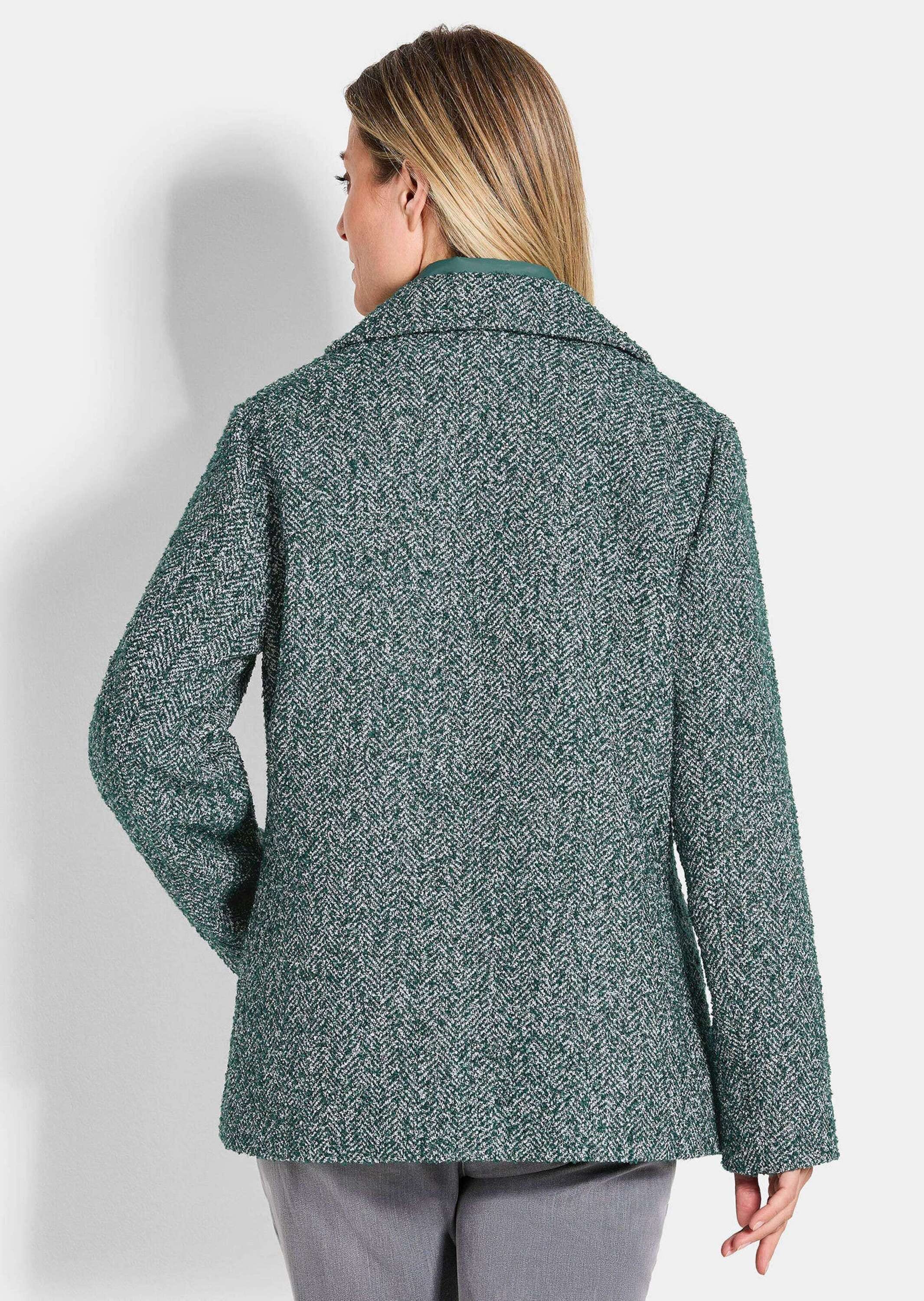 GOLDNER Kurzjacke »Kurzgröße Jacke in 2-in-1-Optik mit Steppeinsatz«
