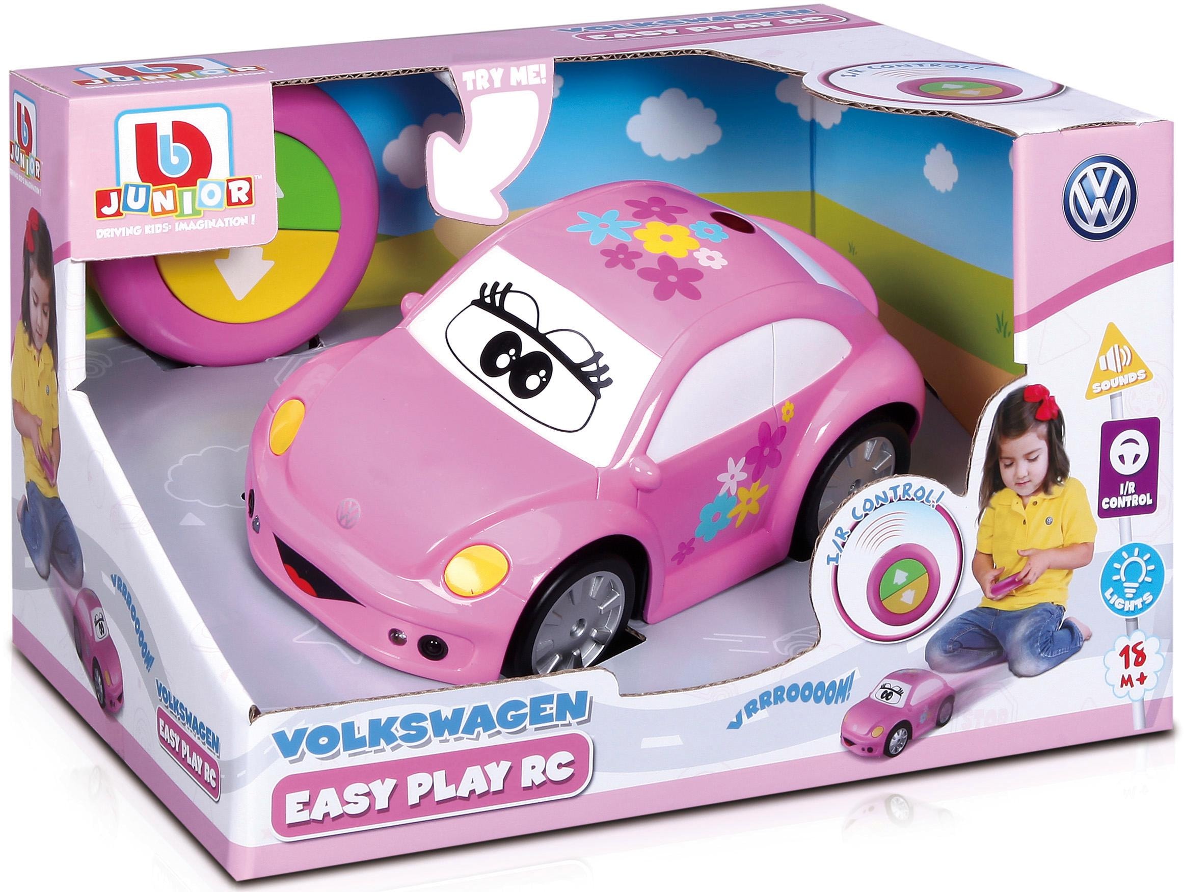 bbJunior RC-Auto »VW New Beetle Easy Play, pink«, (Set, Komplettset), mit Licht und Sound