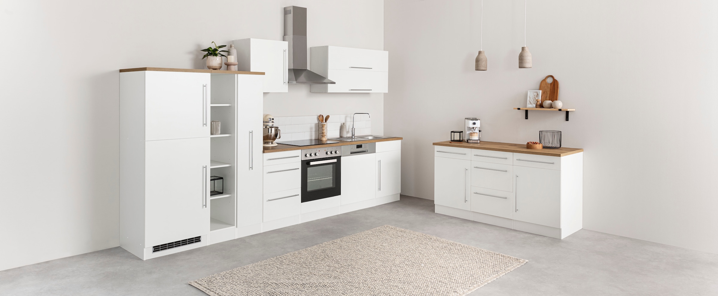 KOCHSTATION Unterschrank »KS-Samos«, Breite 150 cm