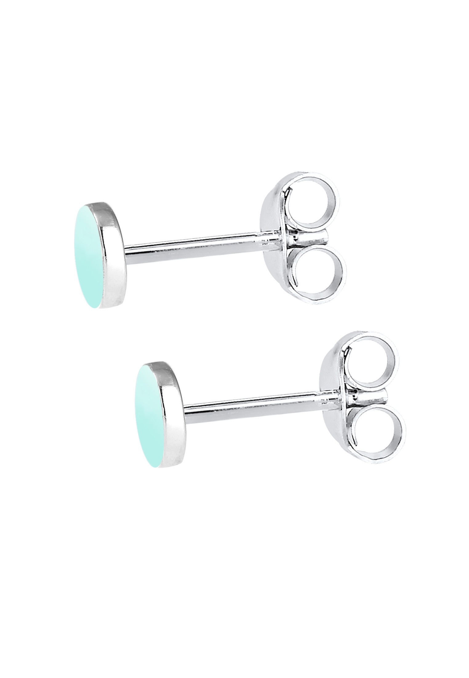 Elli Paar Ohrstecker »Ohrringe Rund Basic Geo 925 Silber Neuheit«