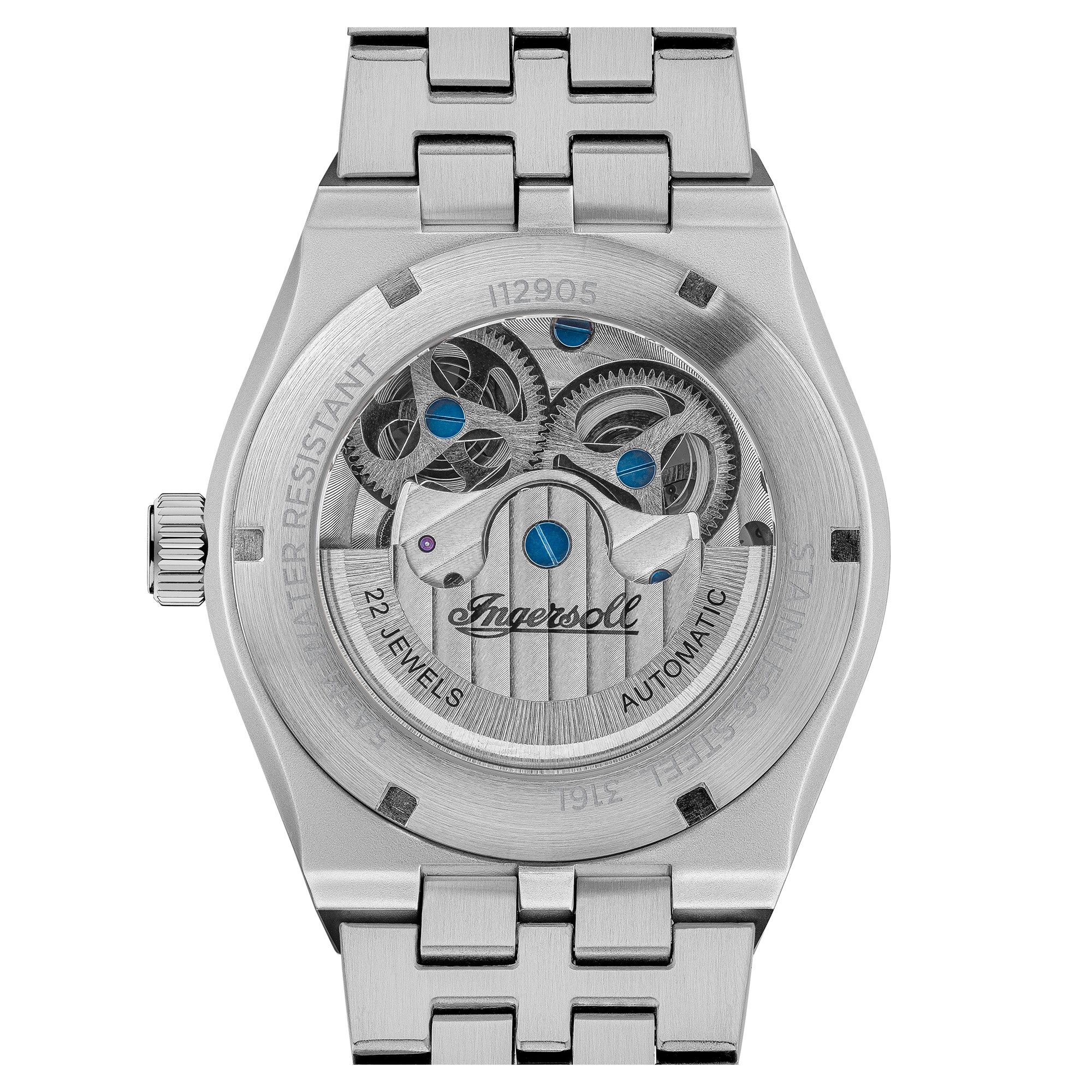 Ingersoll Automatikuhr »The Broadway« Armbanduhr, Herrenuhr, Mechanische Uhr, Edelstahlarmband, analog