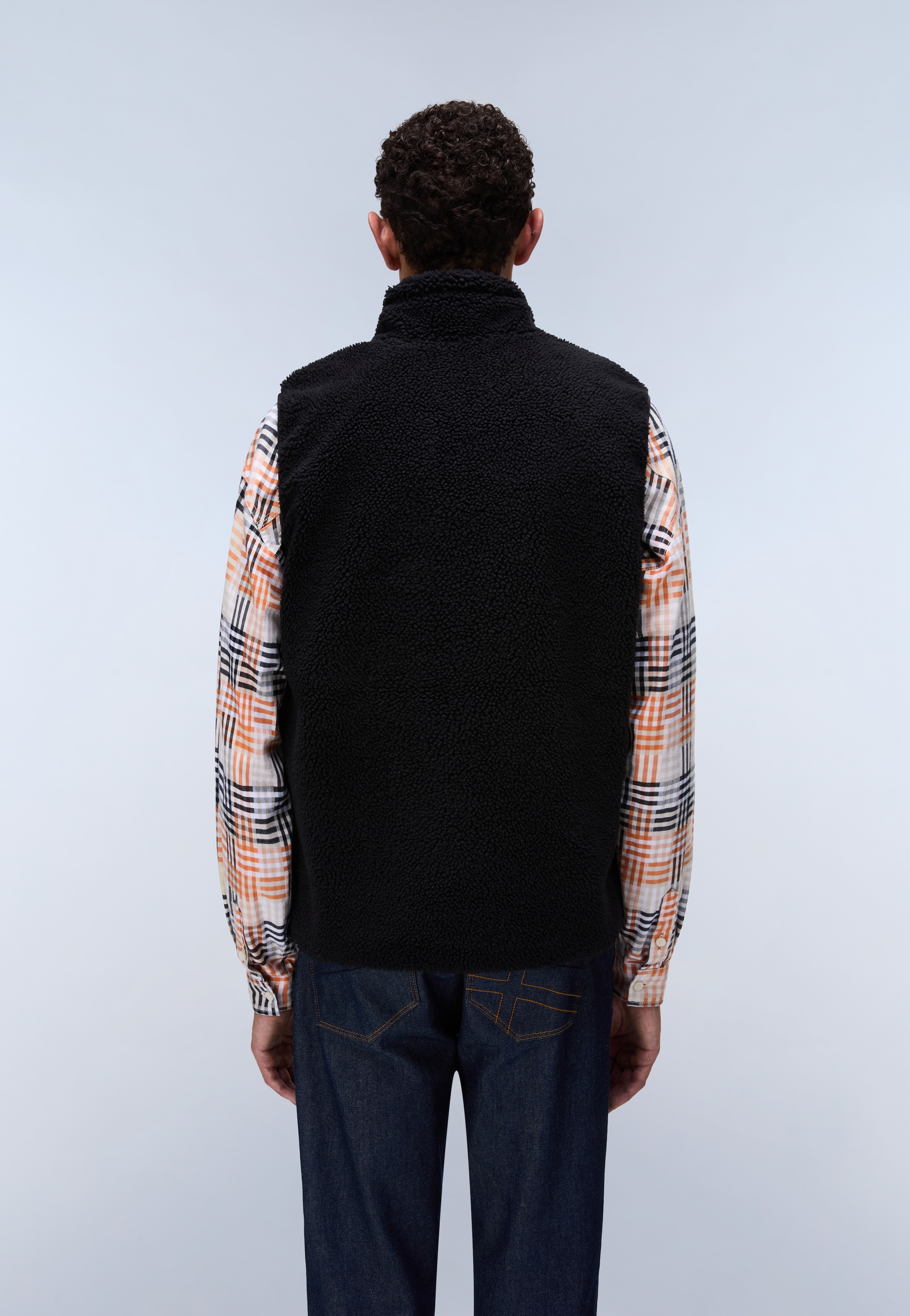 Napapijri Fleeceweste »YUPIK V 2 BLACK BEAUTY« sportlicher Stil, Fleeceweste, aus Polyester, ärmelloses Design