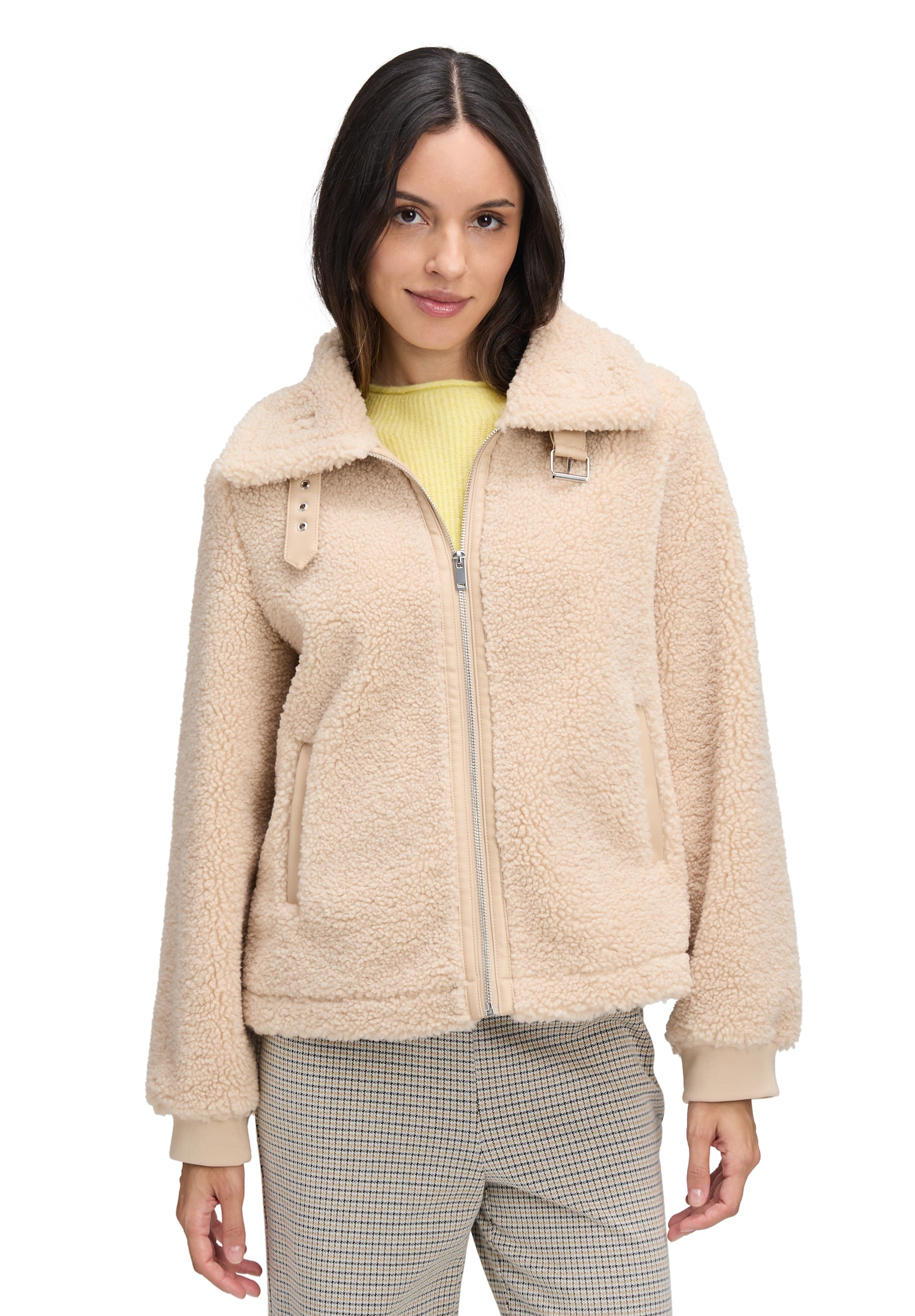 Cartoon Plüschjacke »Plüschjacke mit Eingrifftaschen«
