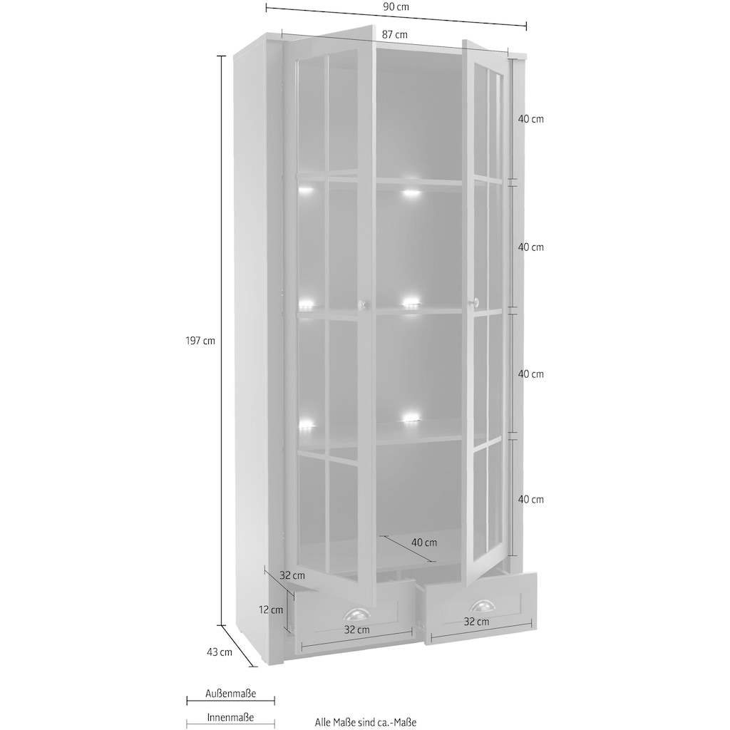 Home affaire Vitrine »Ascot«