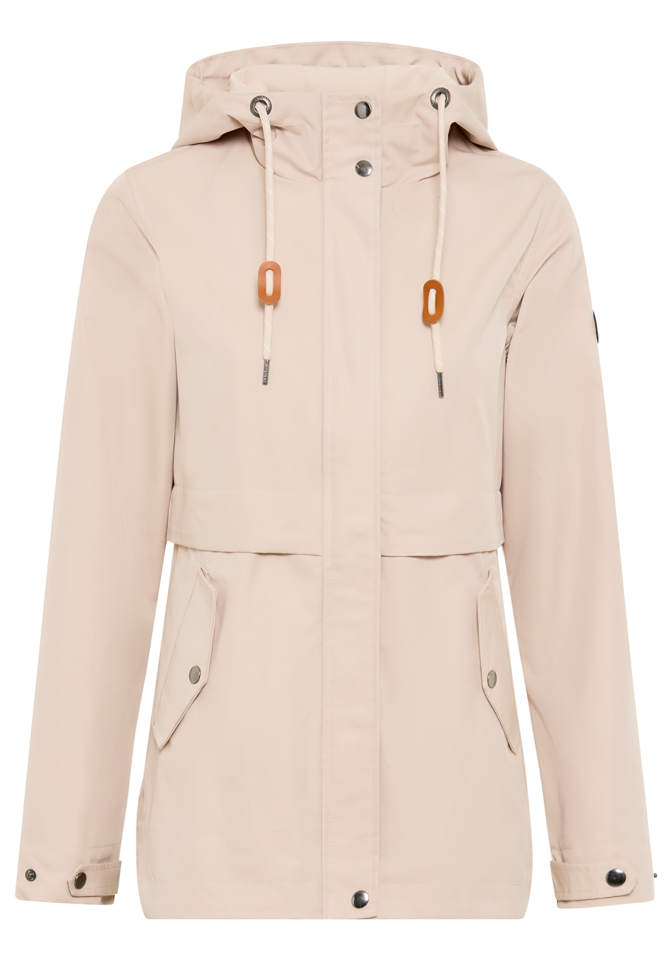 KangaROOS Outdoorjacke mit Kapuze Übergangsjacke  gefütterte Kapuze, Kordelzug, Klappentaschen