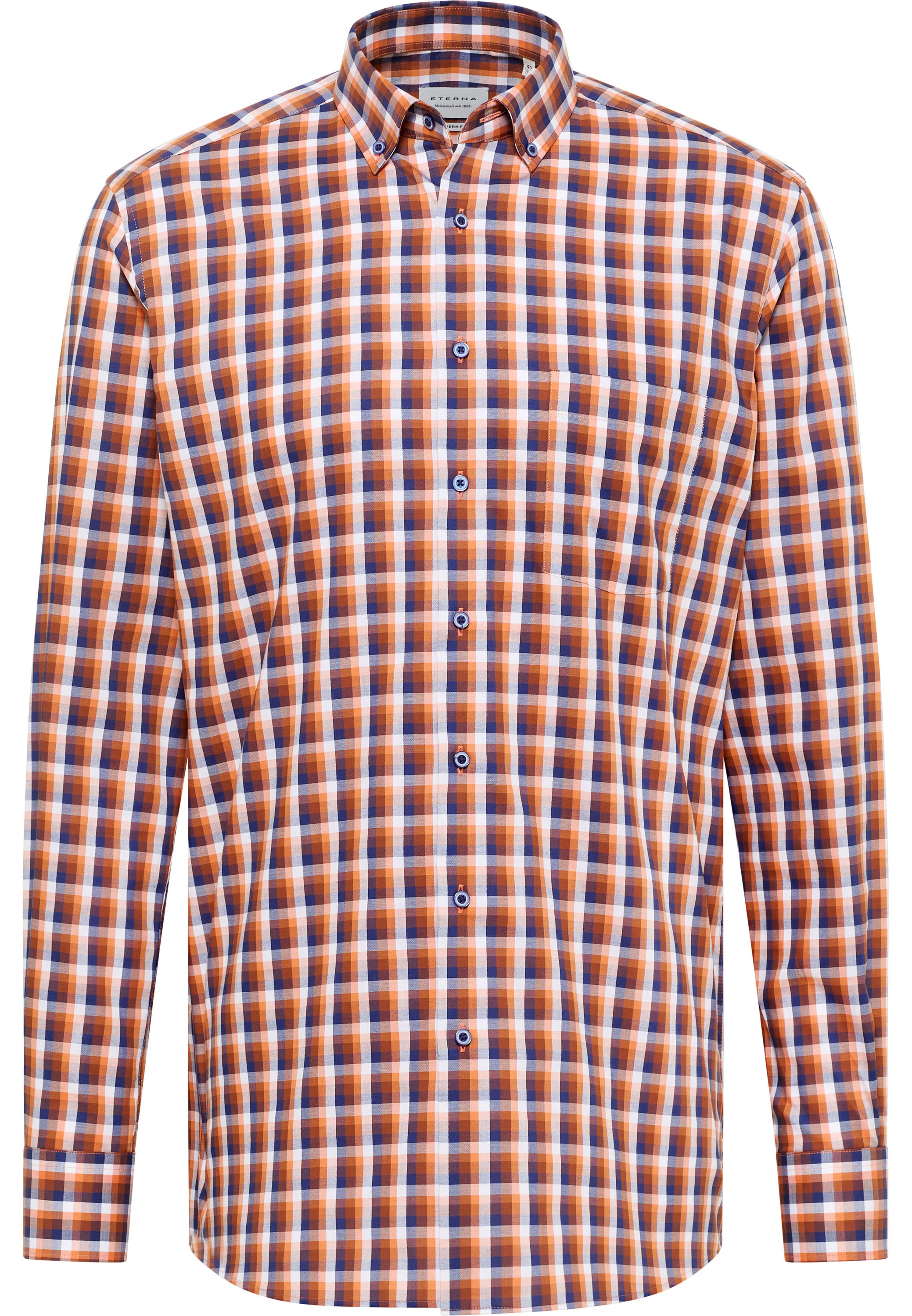 Eterna Langarmhemd »MODERN FIT«, NON IRON (bügelfrei)