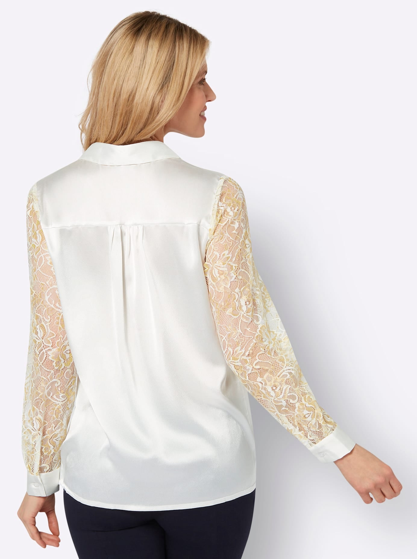 Classic Basics Spitzenbluse