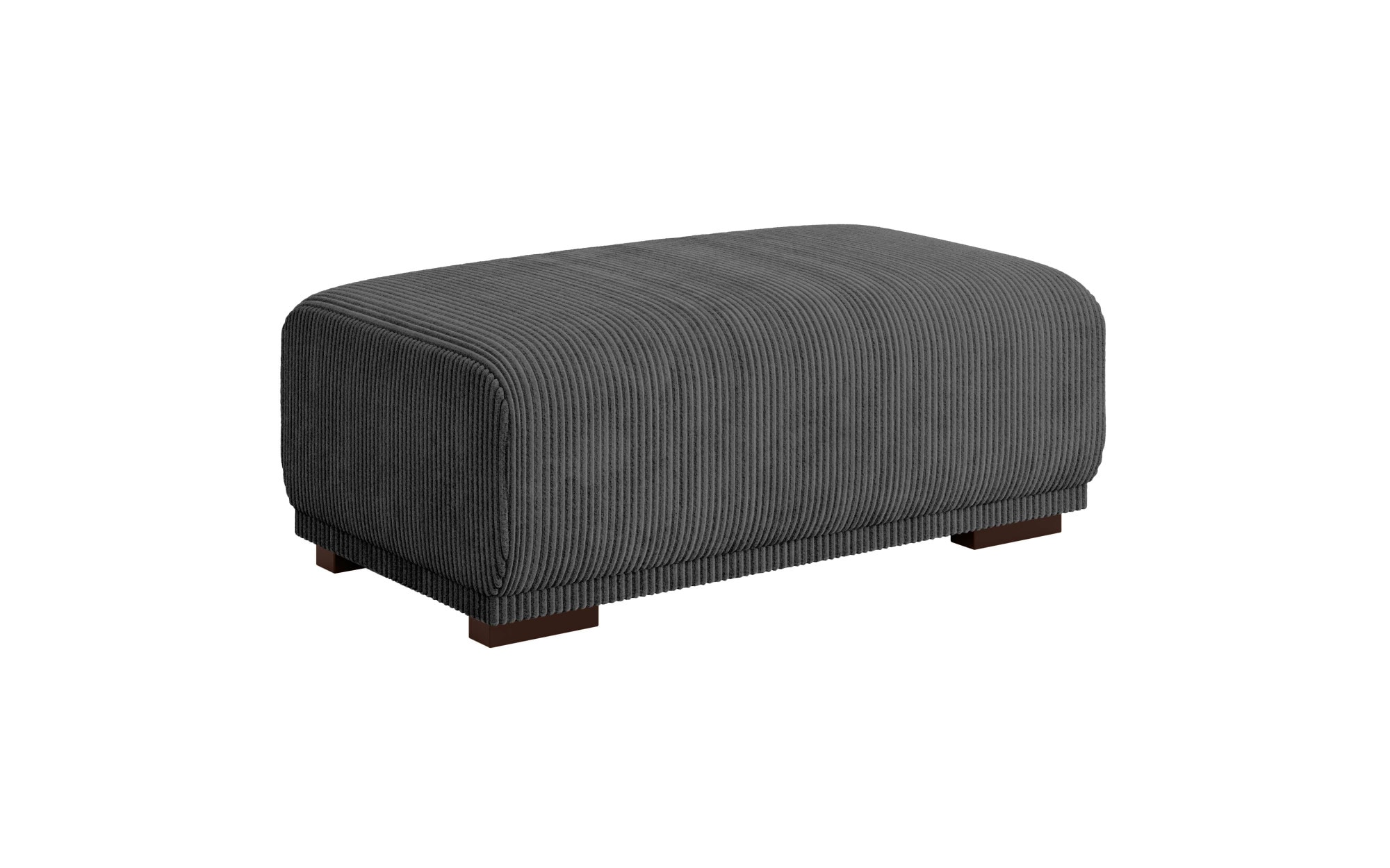 OTTO home Polsterhocker »BORNHOLM, großer Hocker passend zur Serie, Maße B/T/H: 122/72/46 cm« mit Wellenfederung, in hochwertiger Verarbeitung