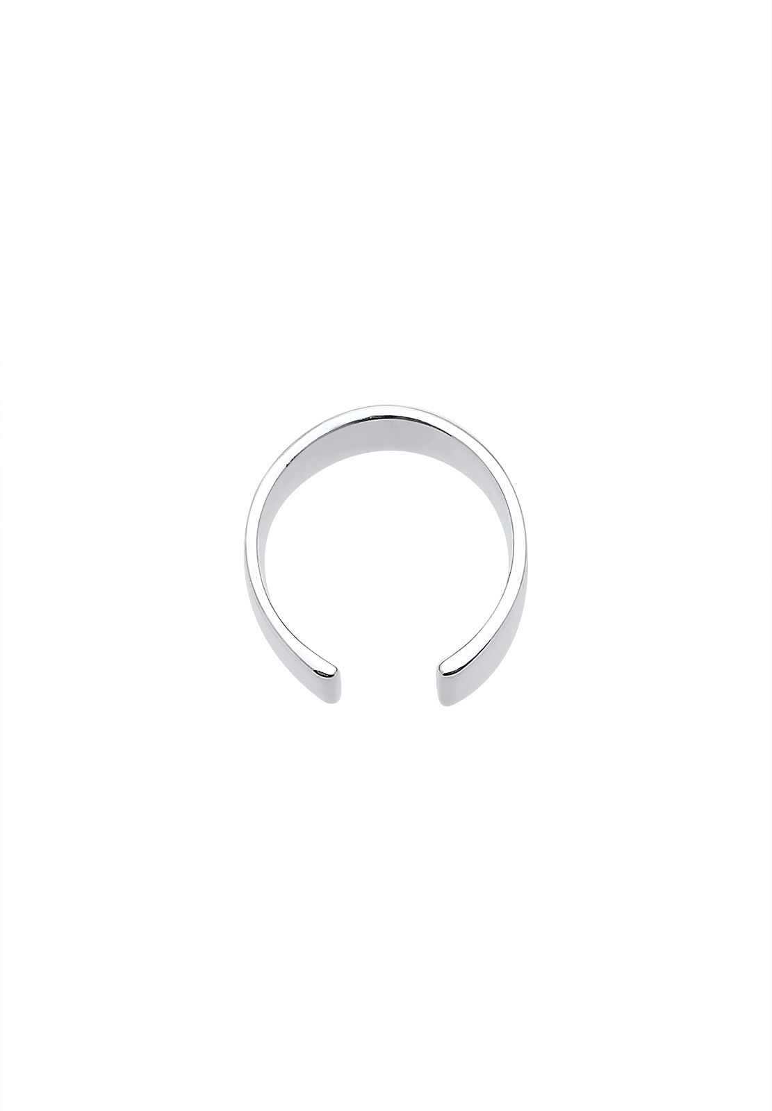 Elli Ohrklemme »Ohrringe Basic Single Earcuff Trend Breit 925 Silber«