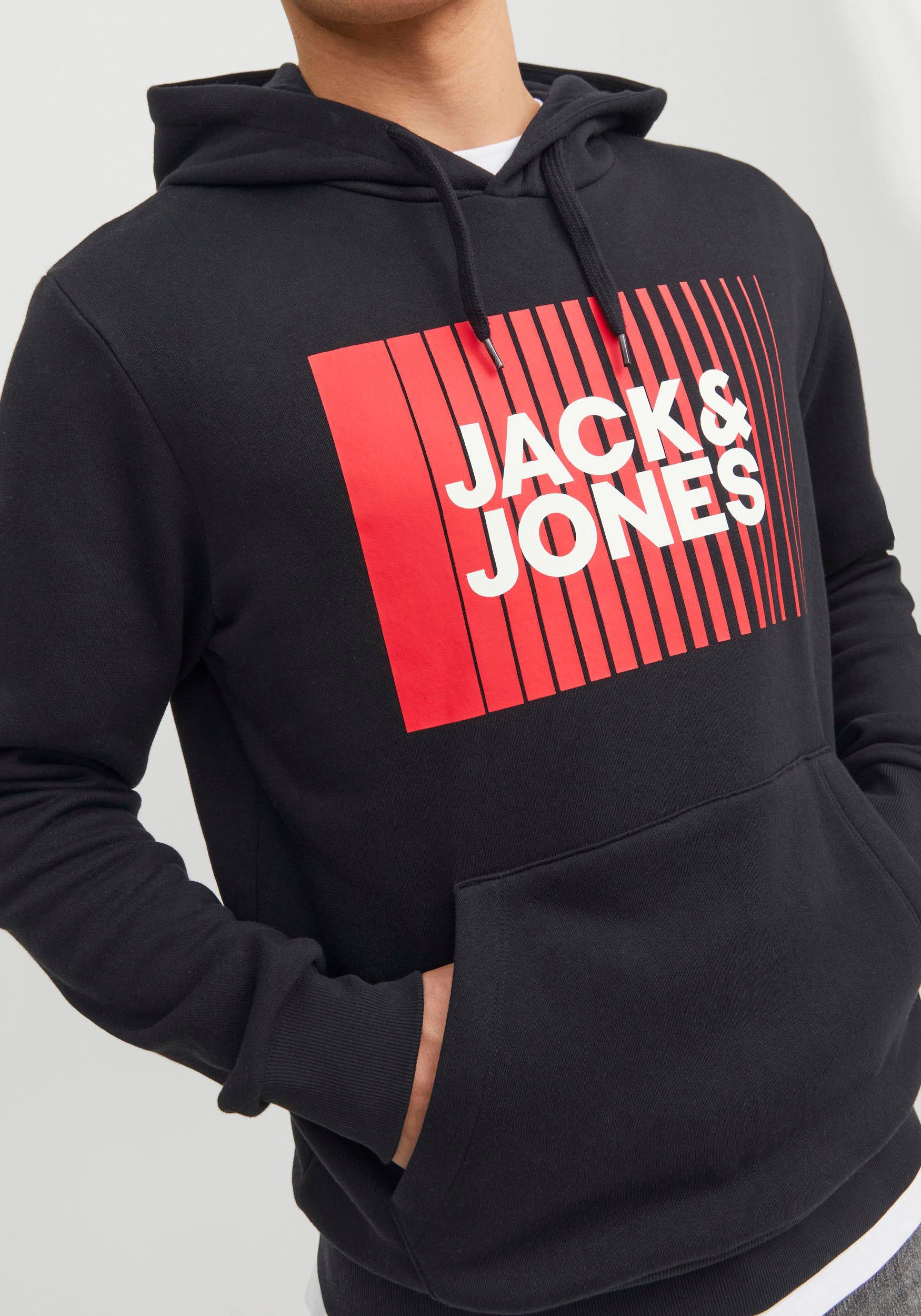 Jack & Jones Kapuzensweatshirt »JJECORP LOGO SWEAT HOOD PLAY NOOS«