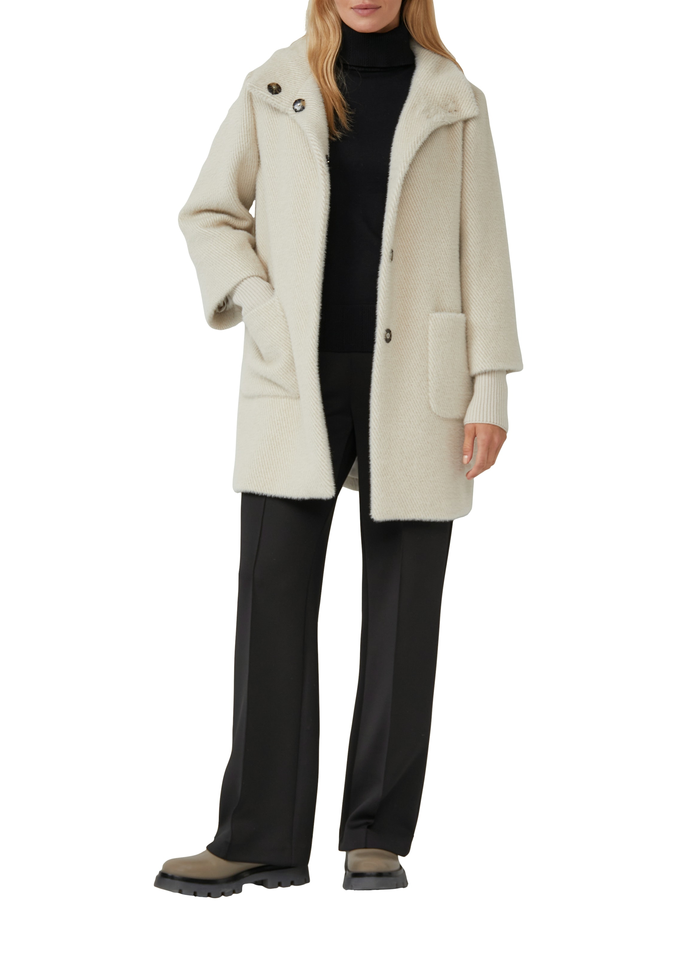 s.Oliver BLACK LABEL Wintermantel mit Stehkragen