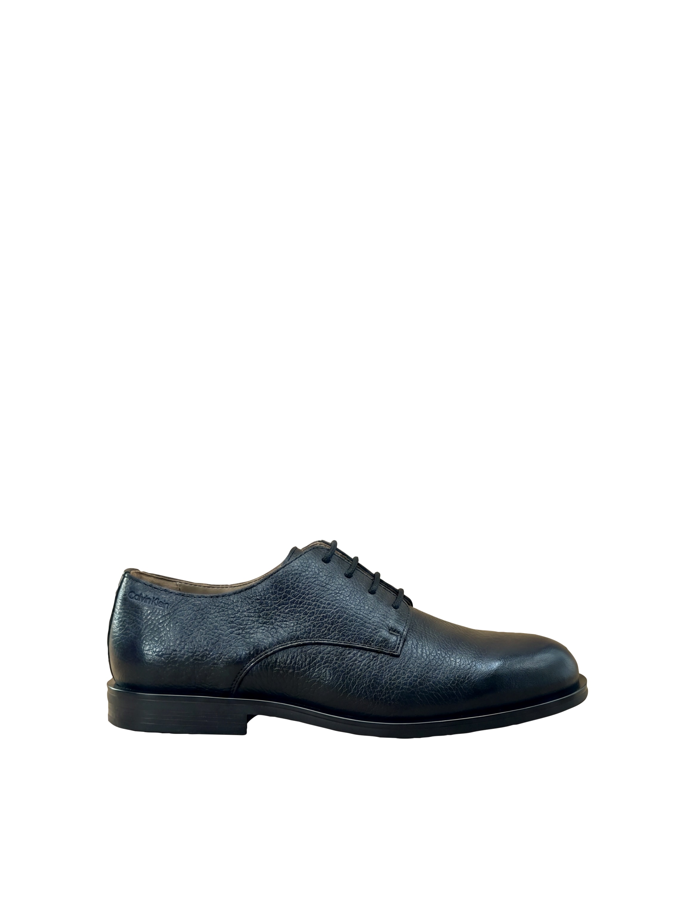 Calvin Klein Schnürschuh »ESS RUBBER DERBY TU LTH«  Abendschuh, Anzugschuh, Business-Schuh mit Logoprägung, schmale Form