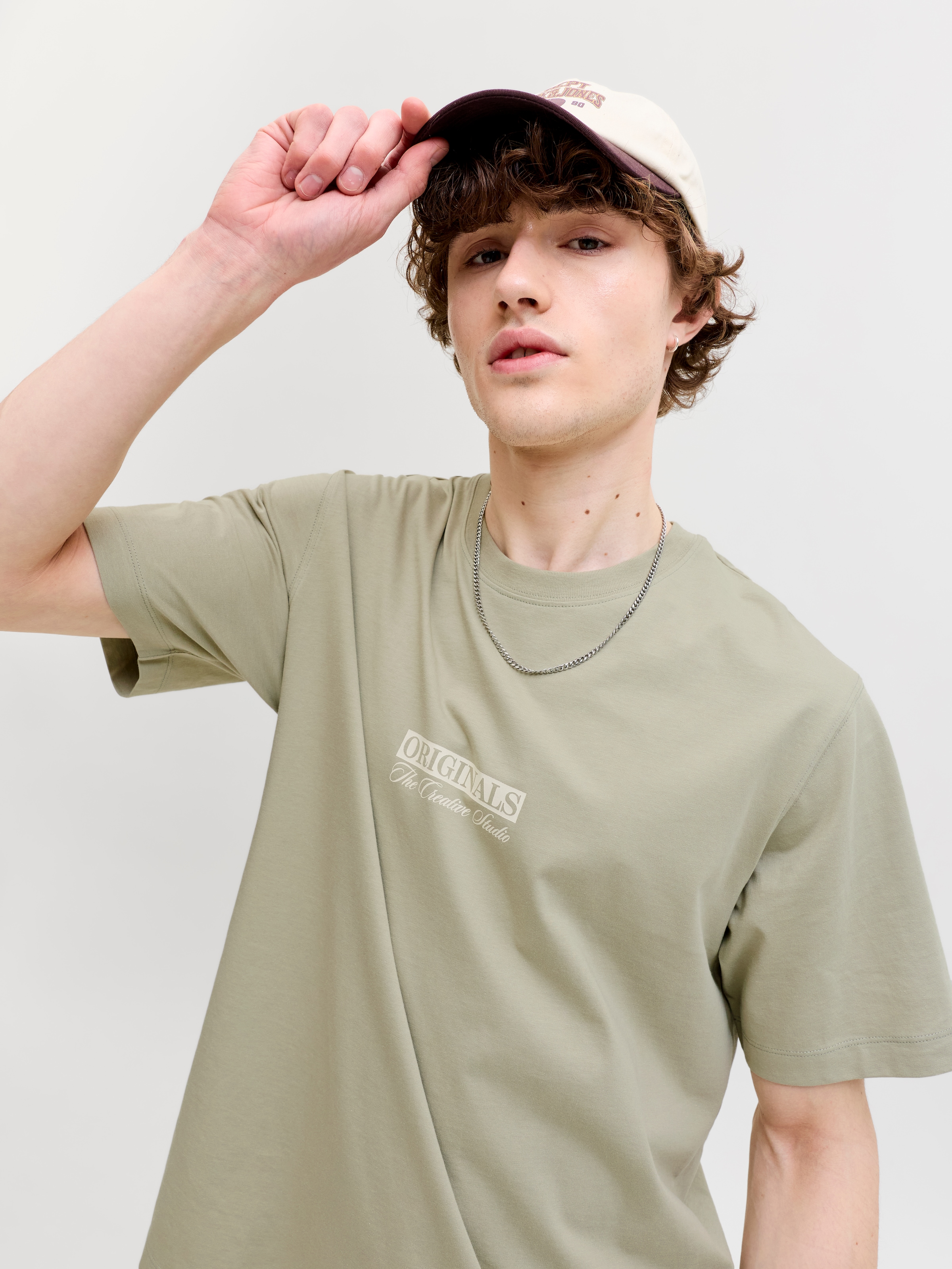 Jack & Jones T-Shirt »JORSAVONA BOX TEE SS CN STYD SS26« Baumwolle, regular fit