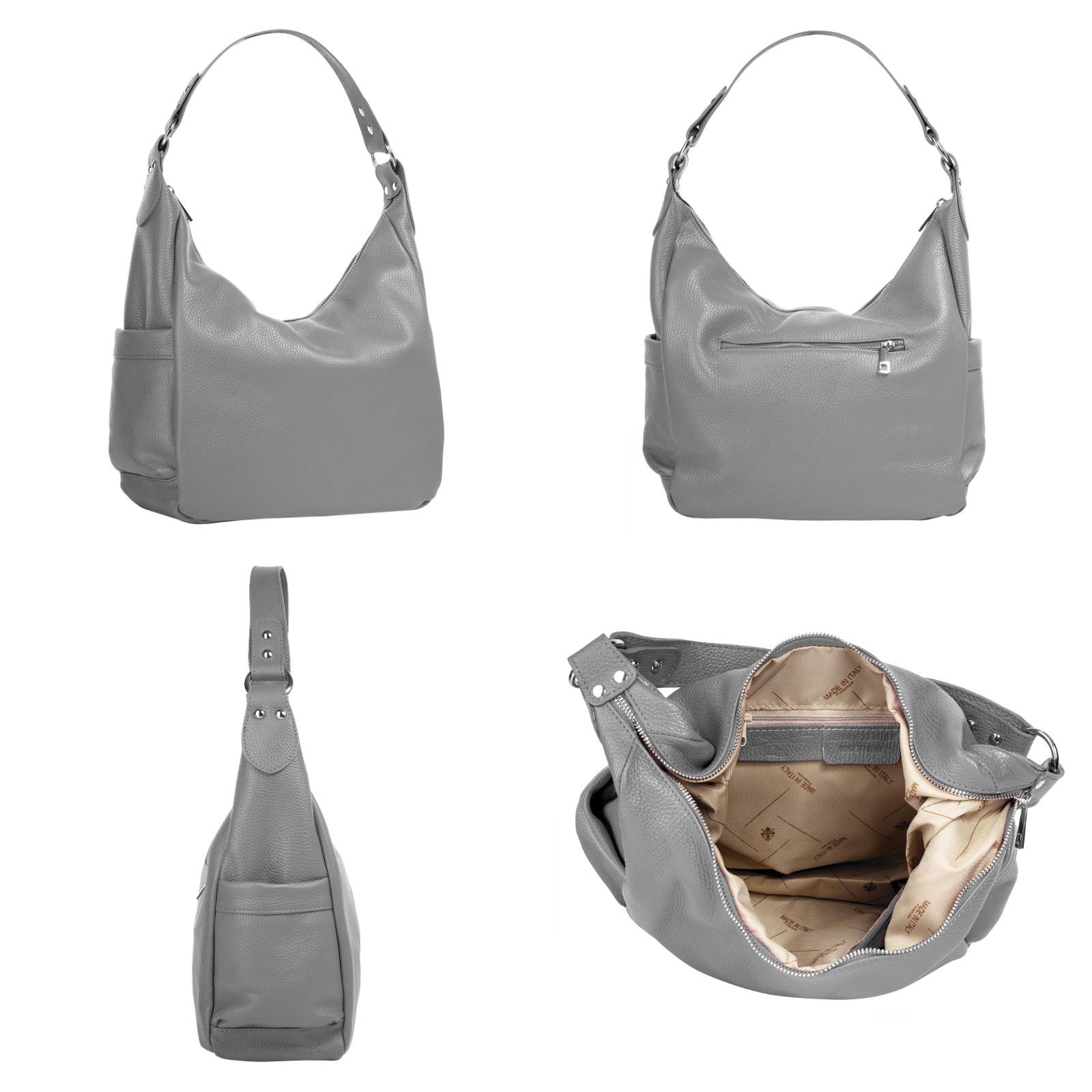 Samantha Look Shopper, echt Leder, Made in Italy