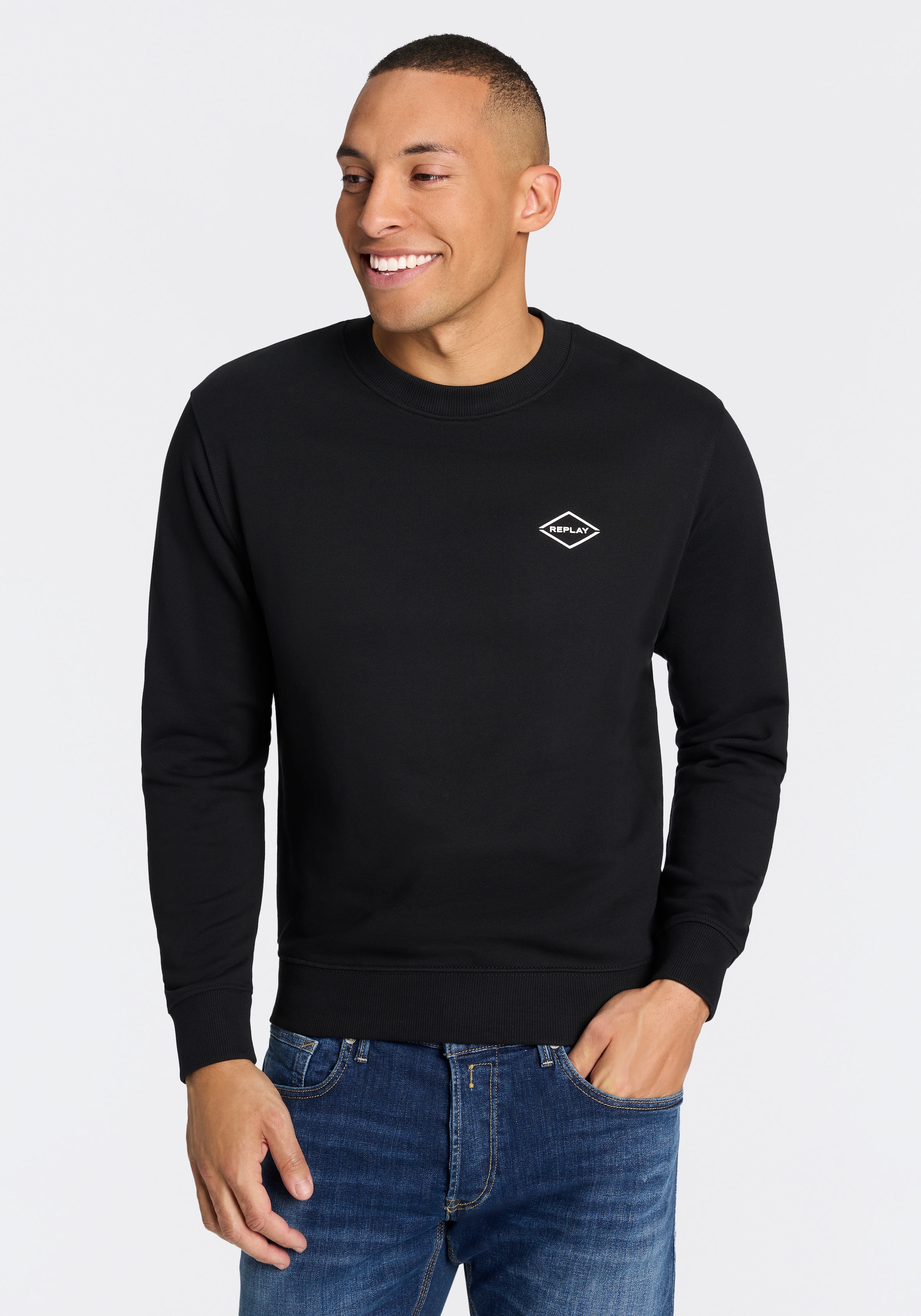 Replay Sweatshirt , in Baumwoll-Qualität
