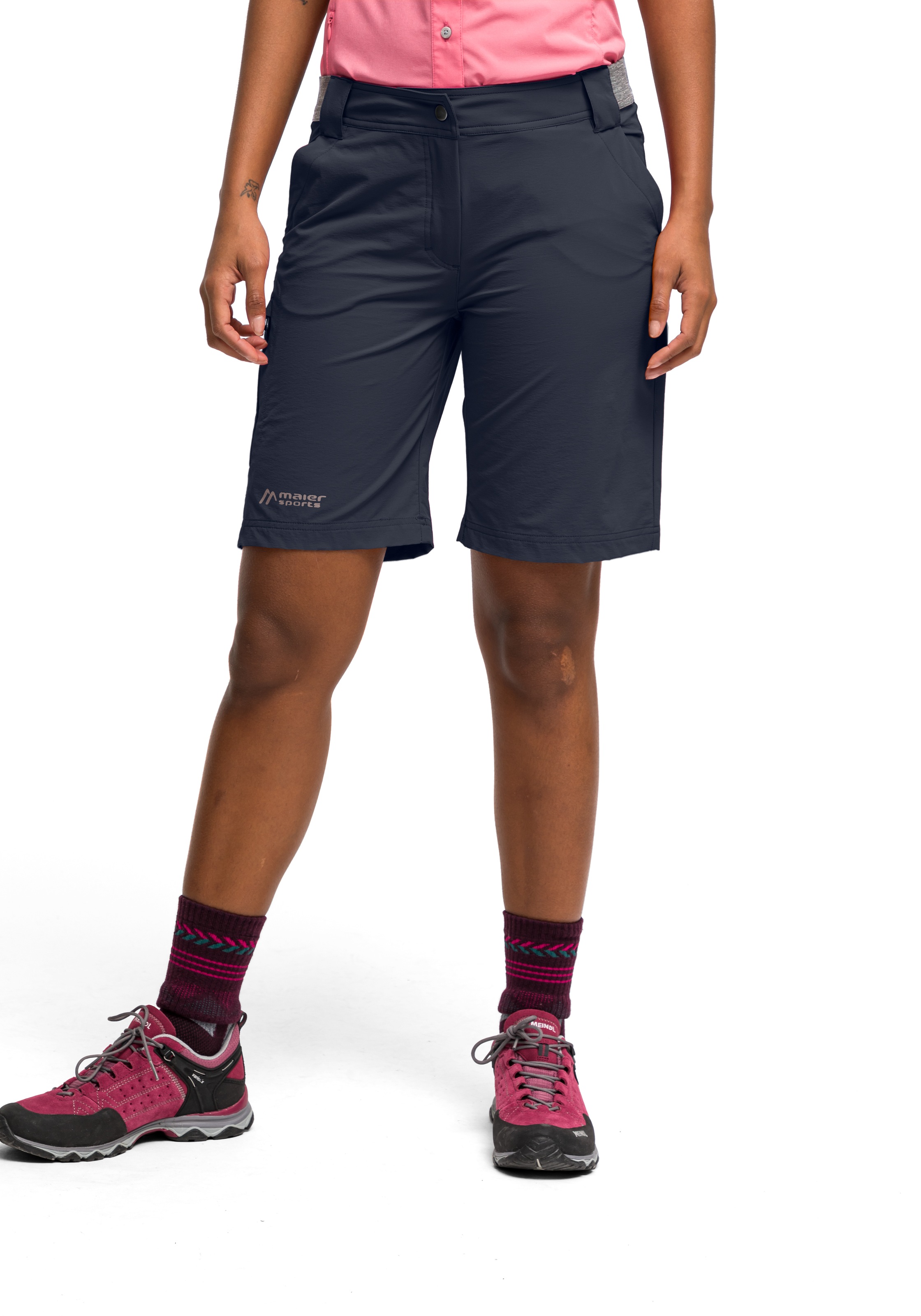 Maier Sports Funktionsshorts »Norit Short W«, Damen Shorts, kurze Outdoor-Hose, Bermuda mit 5 Taschen, Regular Fit
