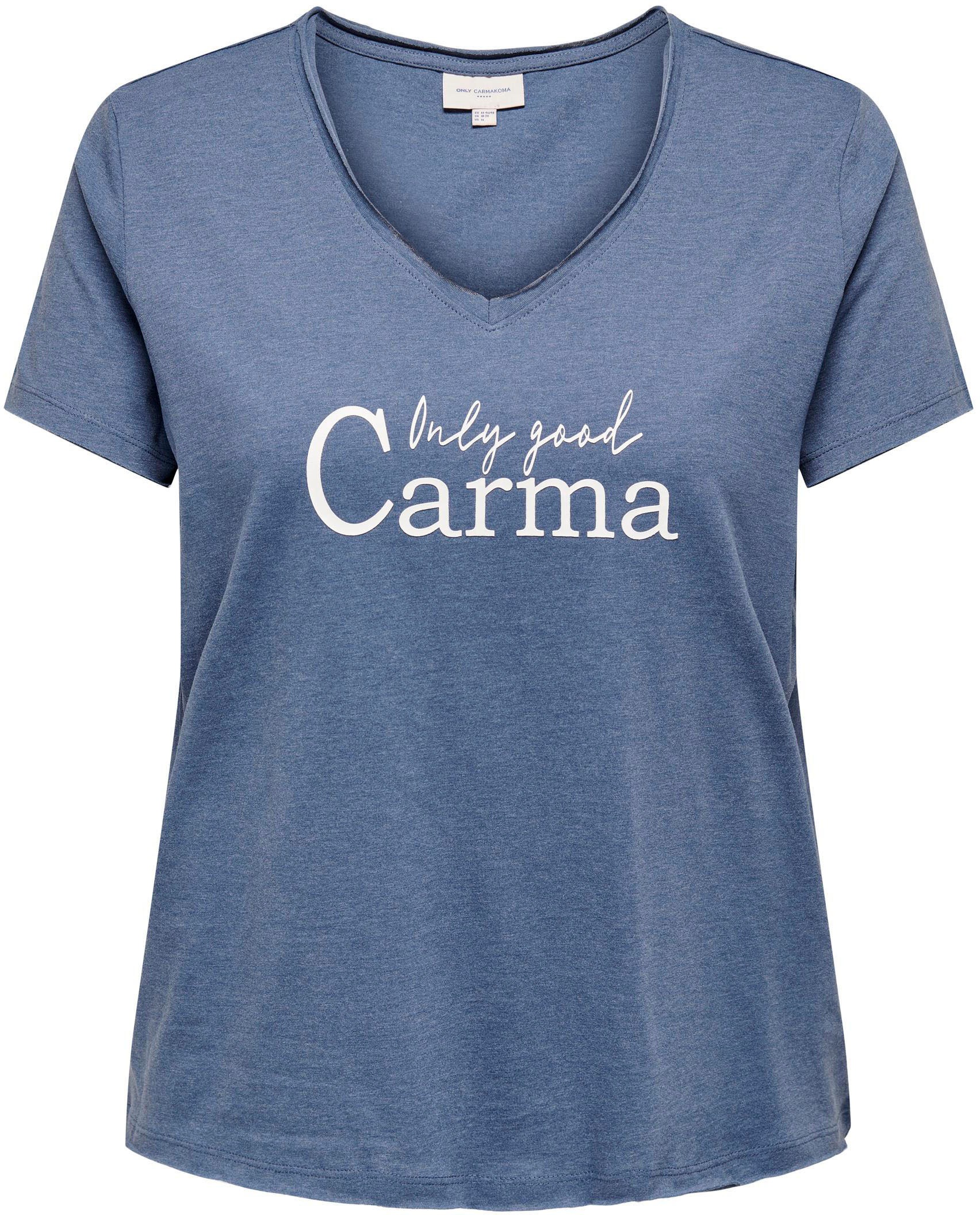 ONLY CARMAKOMA V-Shirt »CARQUOTE SS V-NECK REG TEE JRS« kaufen
