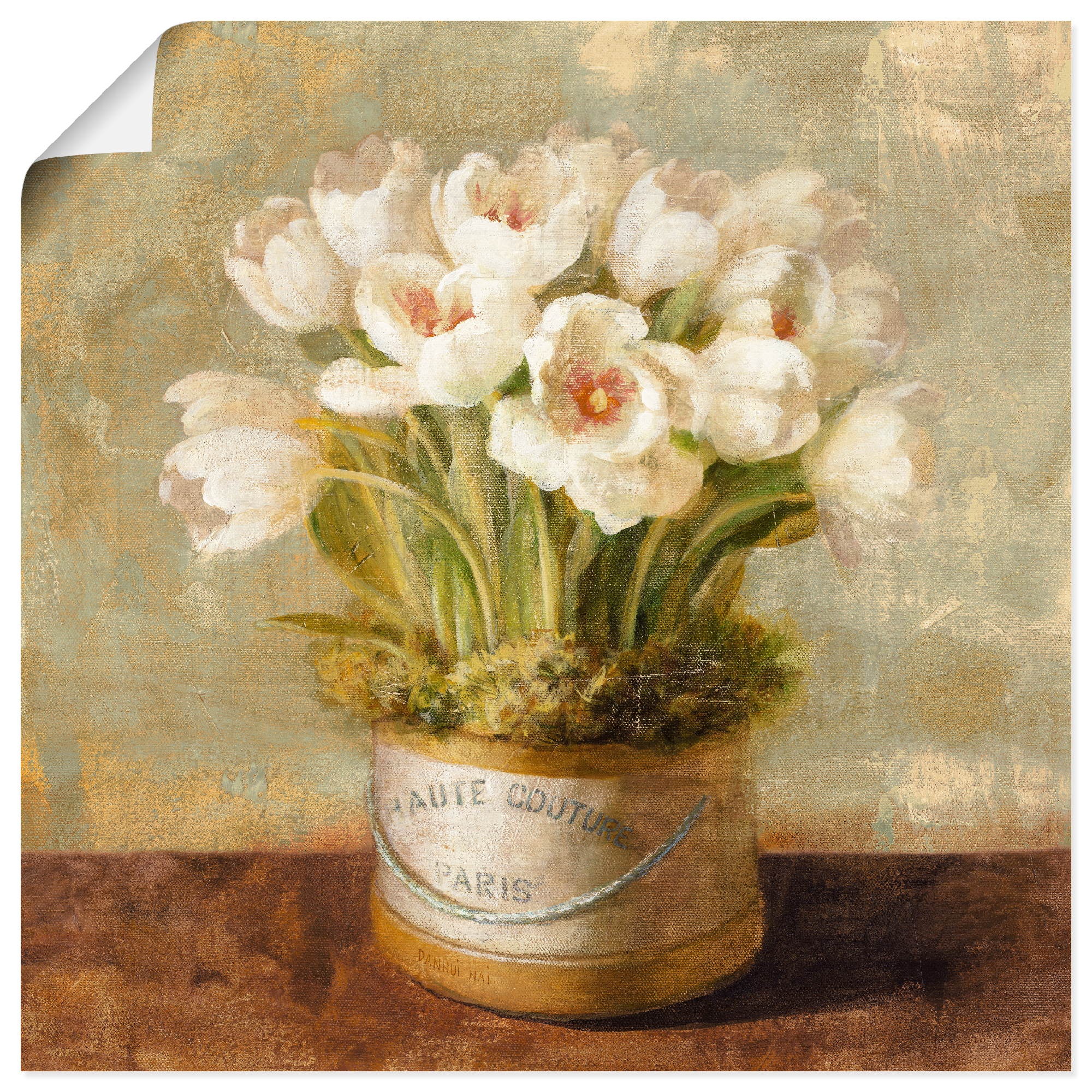 Artland Wandbild »Tulpen«, Blumen, (1 St.), in vielen Größen & Produktarten -Leinwandbild, Poster, Wandaufkleber / Wandtattoo auch für Badezimmer geeignet