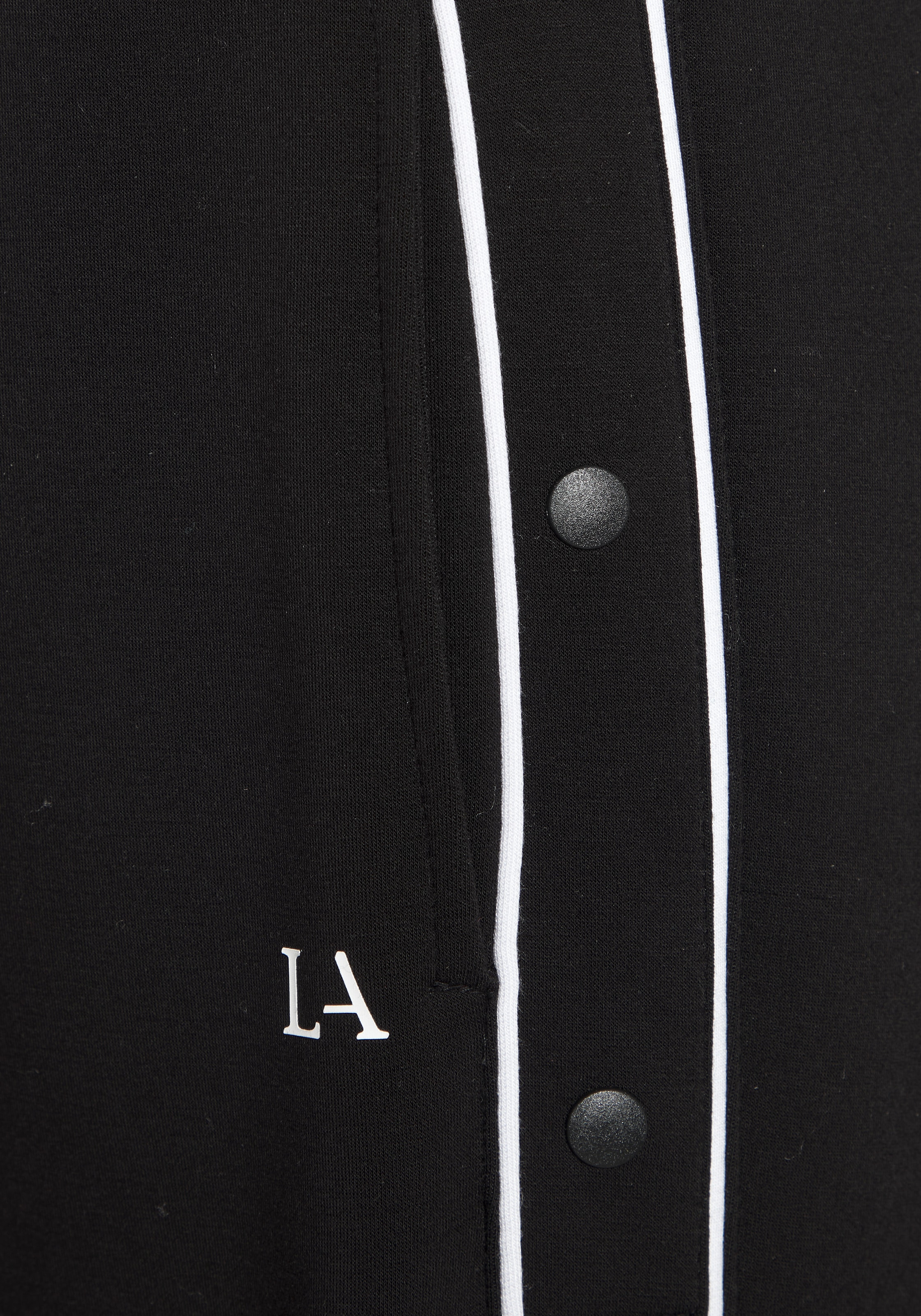 LASCANA ACTIVE Jogginghose  mit seitlicher Knopfleiste, Sweathose, Relaxhose, Baggy Pants