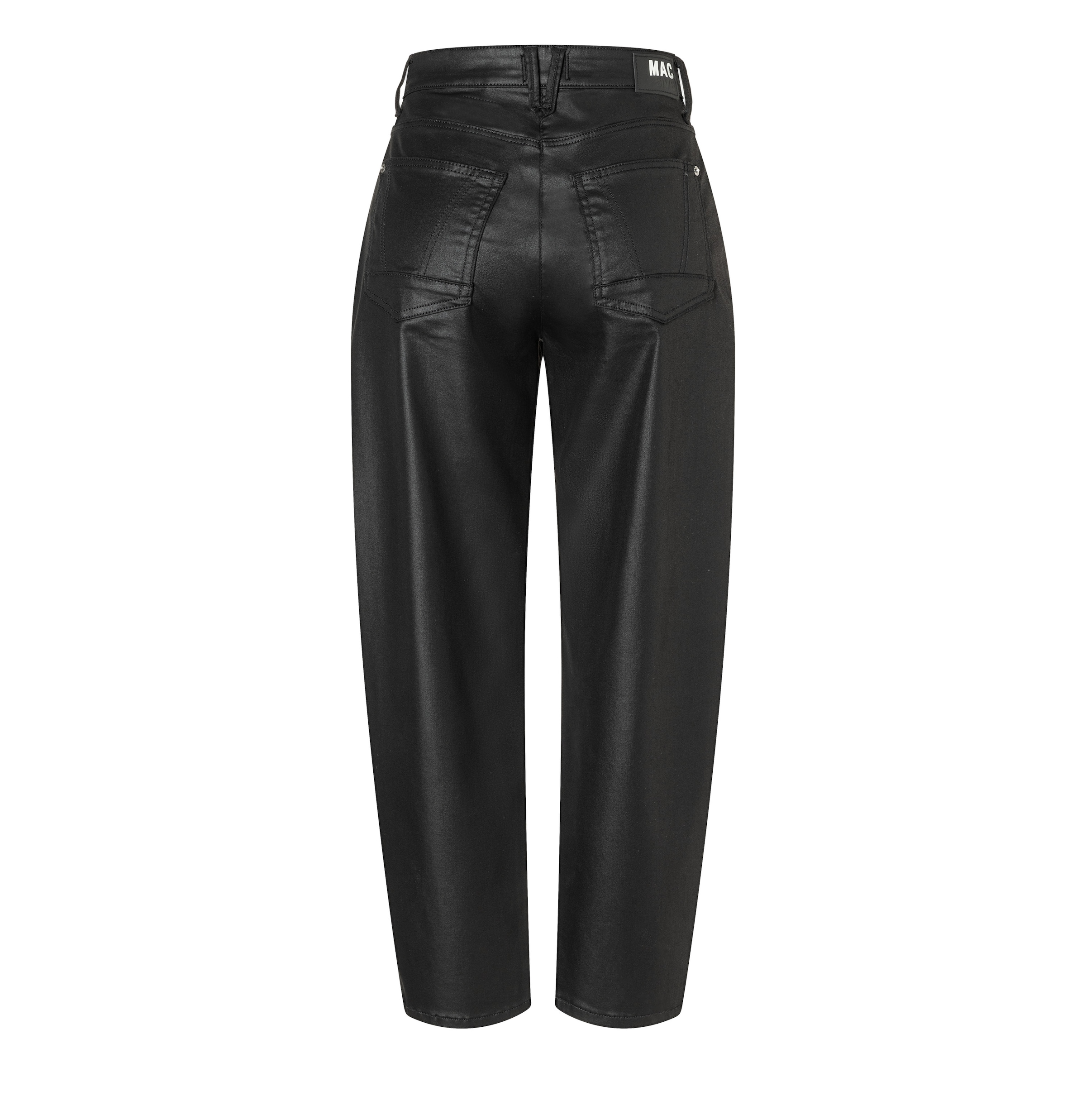 MAC Lederimitathose »Danny 2.3 coated«  Loose Fit, Barrel Leg, O-Shape