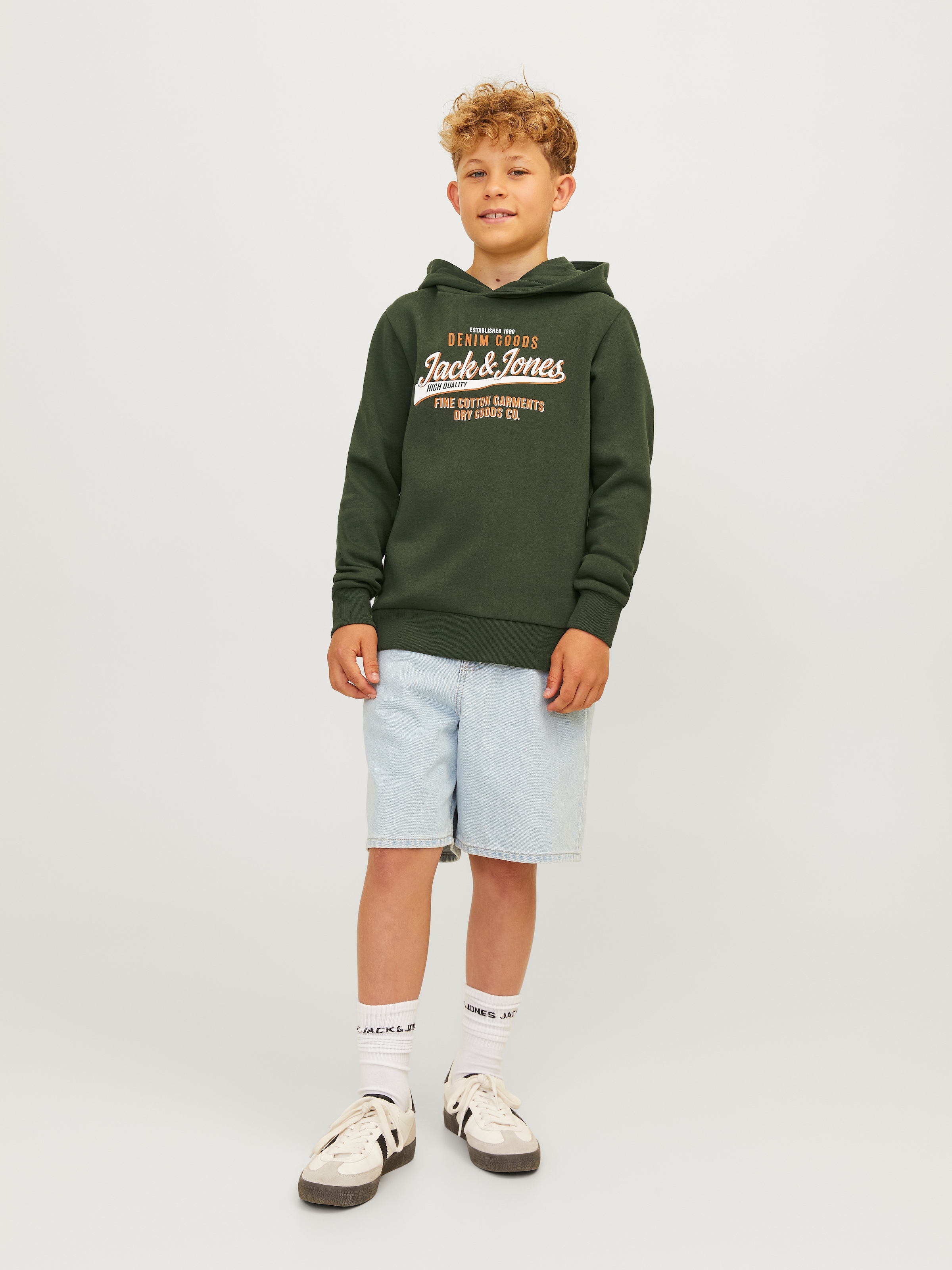 Jack & Jones Junior Kapuzensweatshirt »JJELOGO SWEAT HOOD 2 COL 24/25 NOOS JNR«