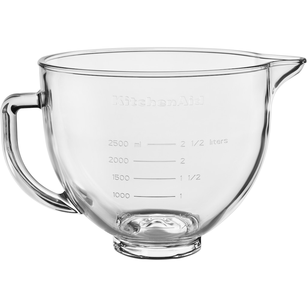 KitchenAid Küchenmaschinenschüssel »5KSM5GB für Küchenmaschine 4.3L & 4.8L«, aus Glas