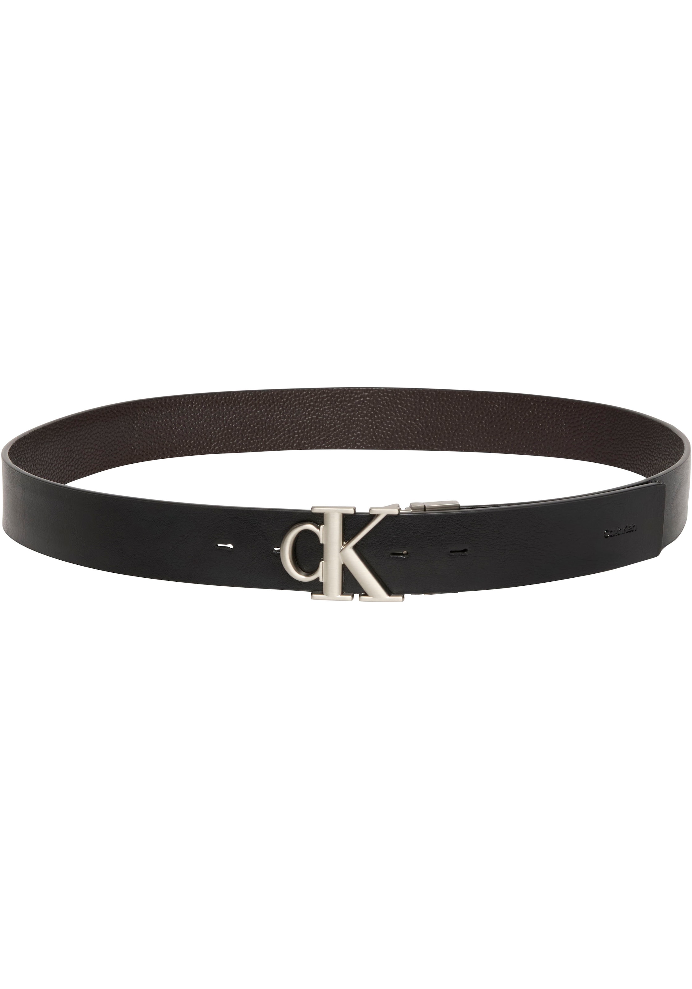 Calvin Klein Ledergürtel »CK BUCKLE TUMBLED 35MM ADJ/REV« Umkehrbar