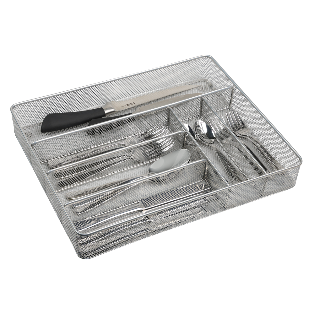 KESPER® Besteckeinsatz »Besteckkasten mit 6 Fächern aus Metall« 1 Stk. tlg. Organizer mit durchdachter Fächeraufteilung