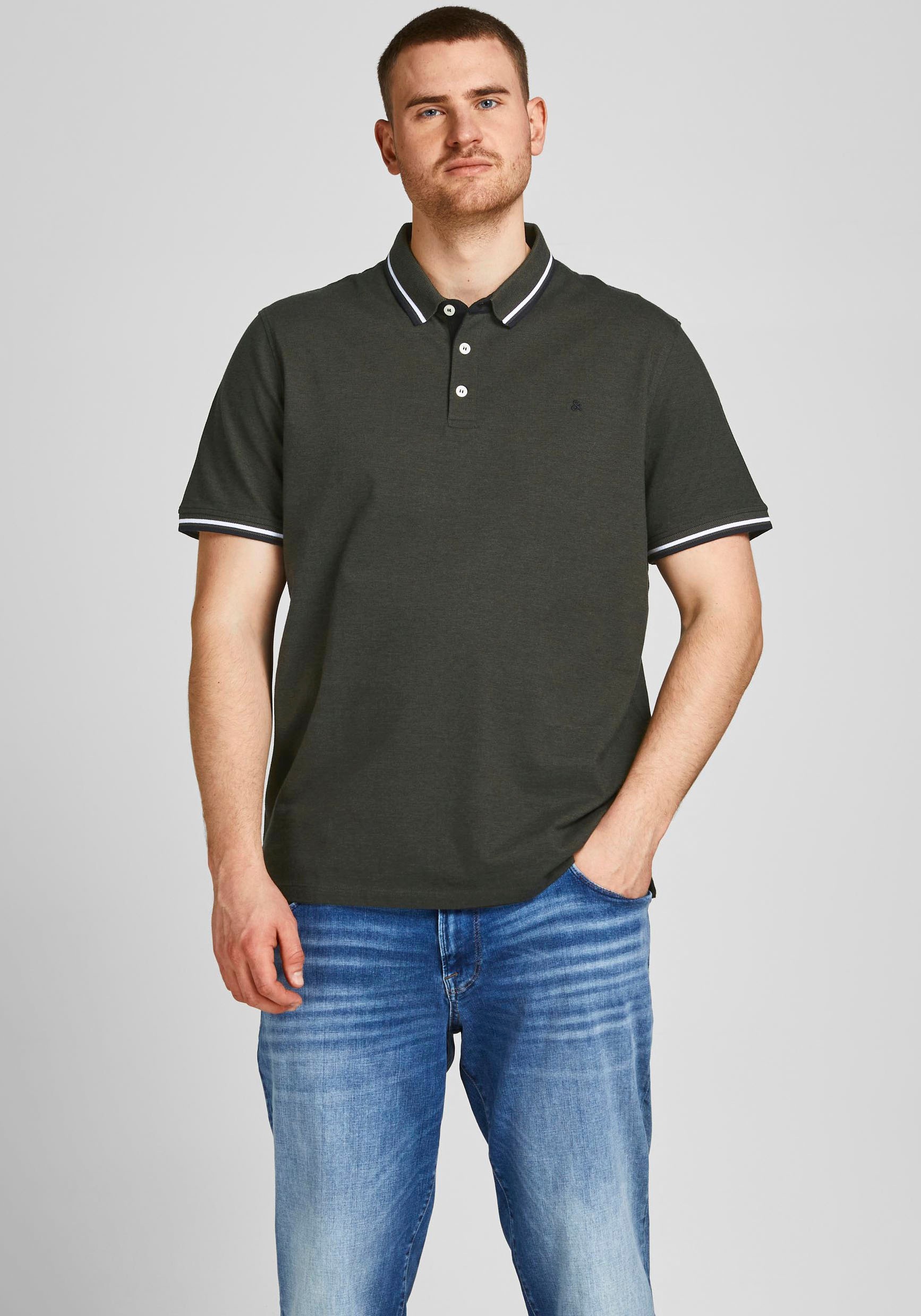 Jack & Jones PlusSize Poloshirt »Paulus Polo«, bis Größe 6XL