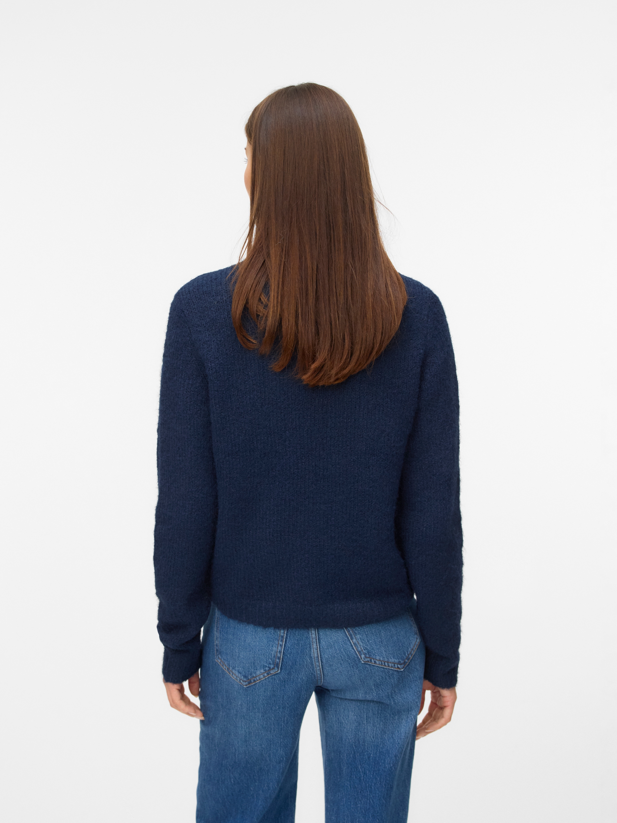Vero Moda Strickpullover »VMNOVAH LS O-NECK PULLOVER GA NOOS«