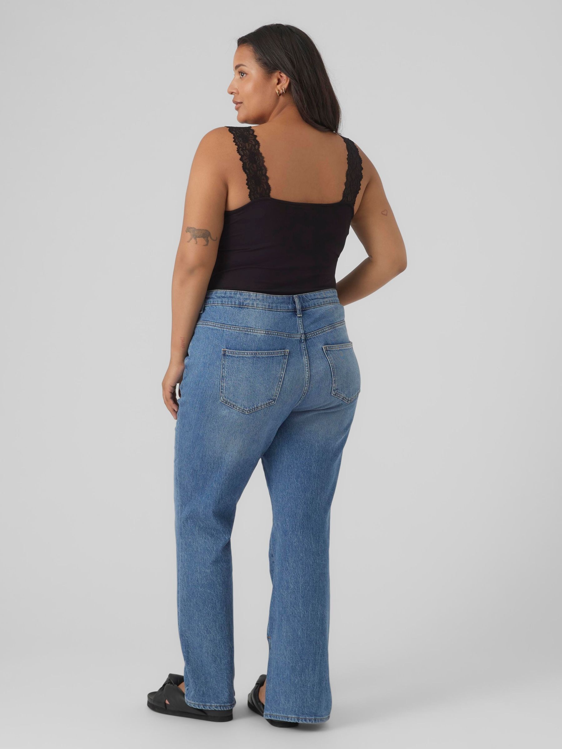 Vero Moda Curve Spitzentop »VMCROSA SL TOP JRS NOOS CUR«