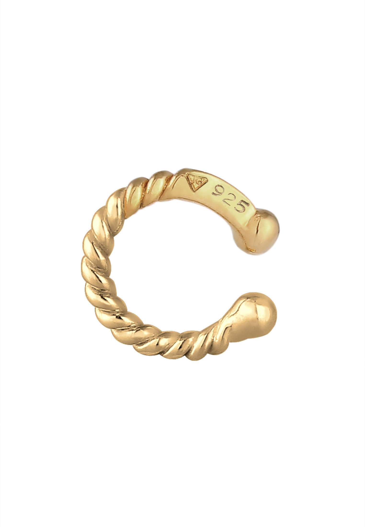 Elli Ohrklemme »Ohrringe Single Earcuff Twisted Ohrklemme 925er Silber«
