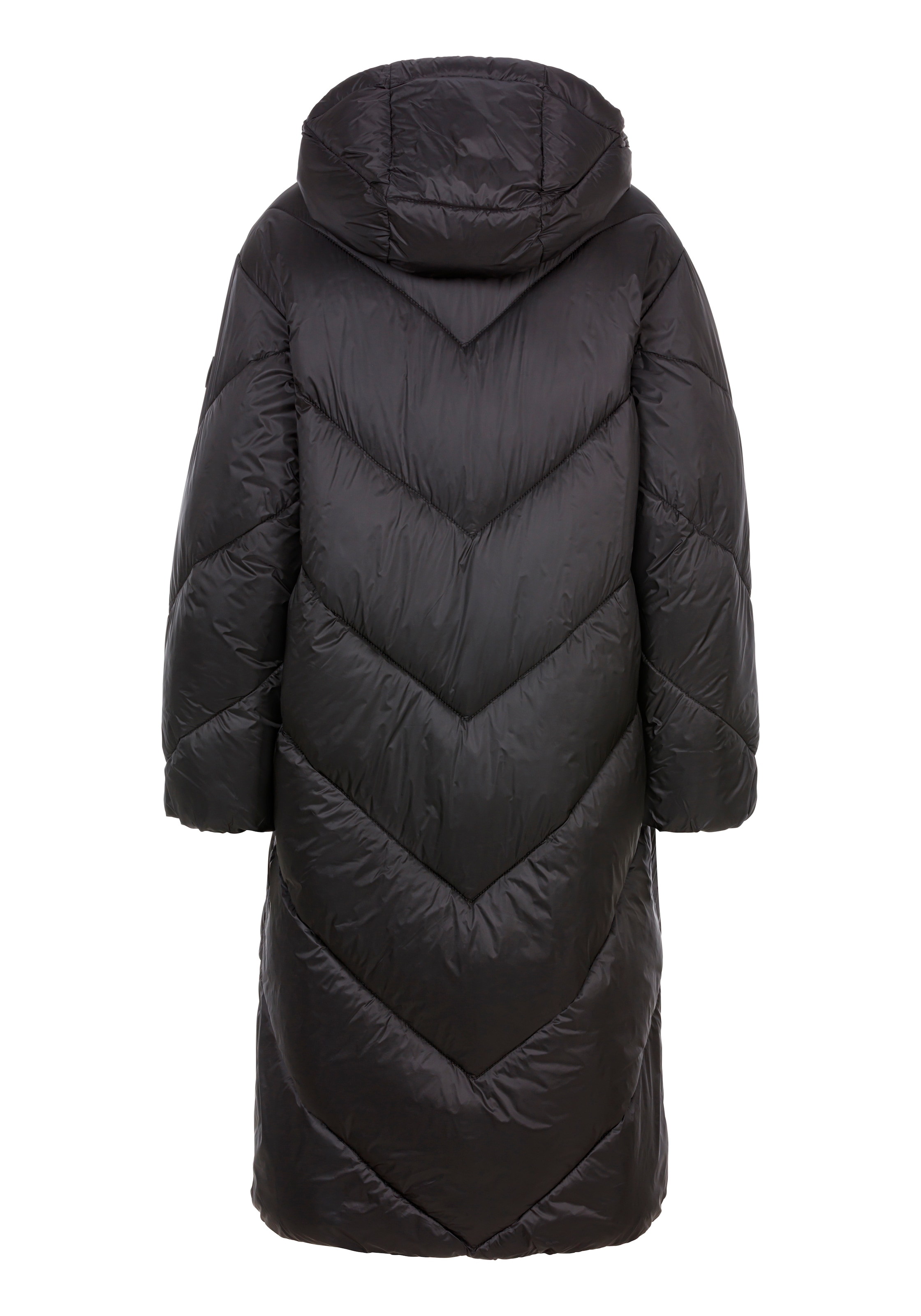 BOSS ORANGE Outdoorjacke »Pollylong Premium Damenmode«, mit Kapuze