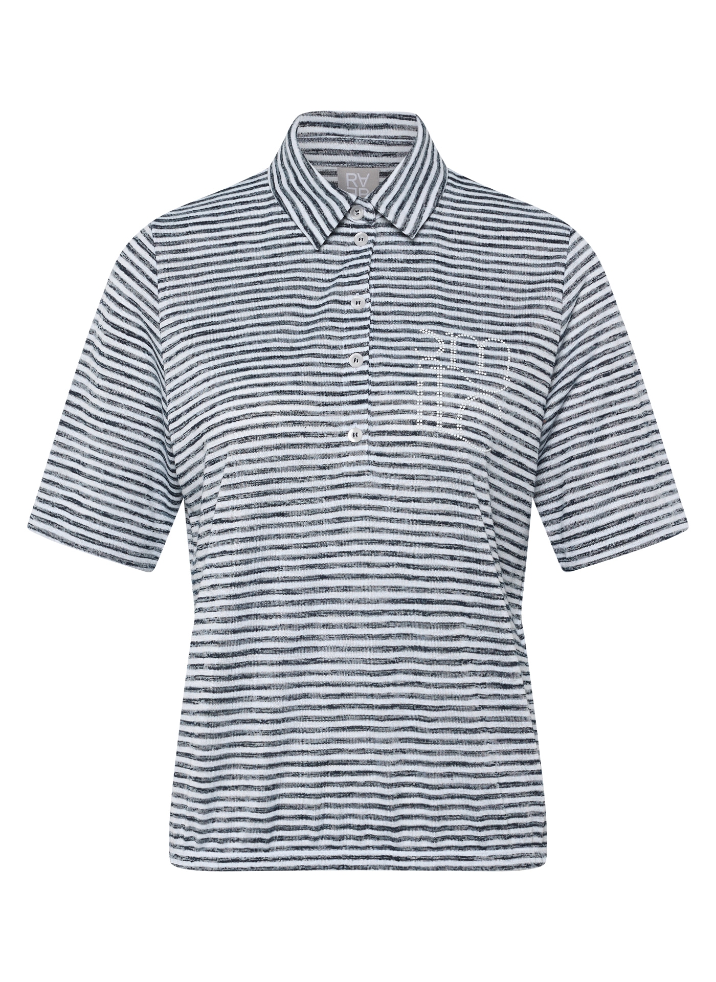 Rabe Poloshirt im Ringel-Look