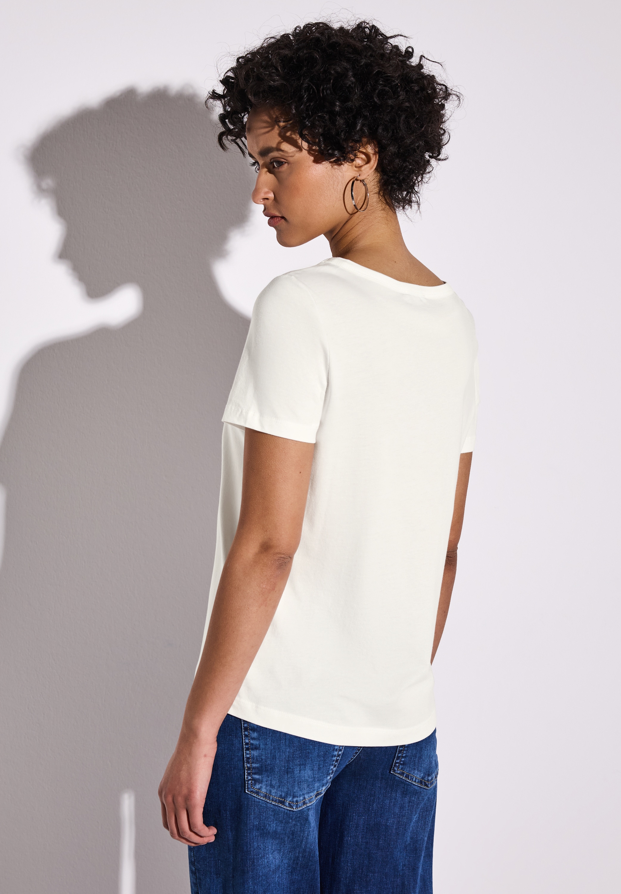 STREET ONE T-Shirt, mit Wording-Print