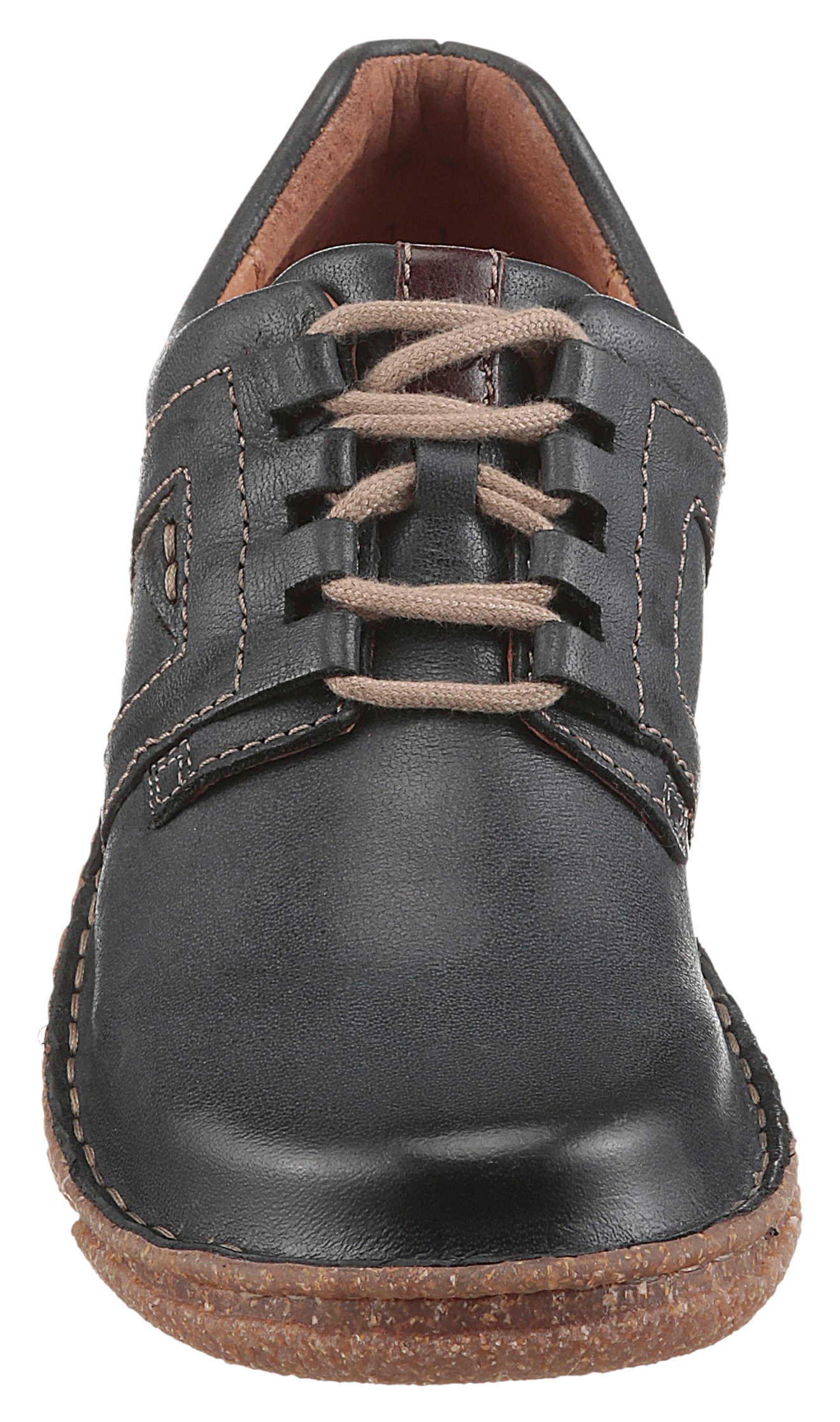 Josef Seibel Schnürschuh »Neele 44«, Freizeitschuh, Komfortschuh mit Wechselfußbett aus Leder
