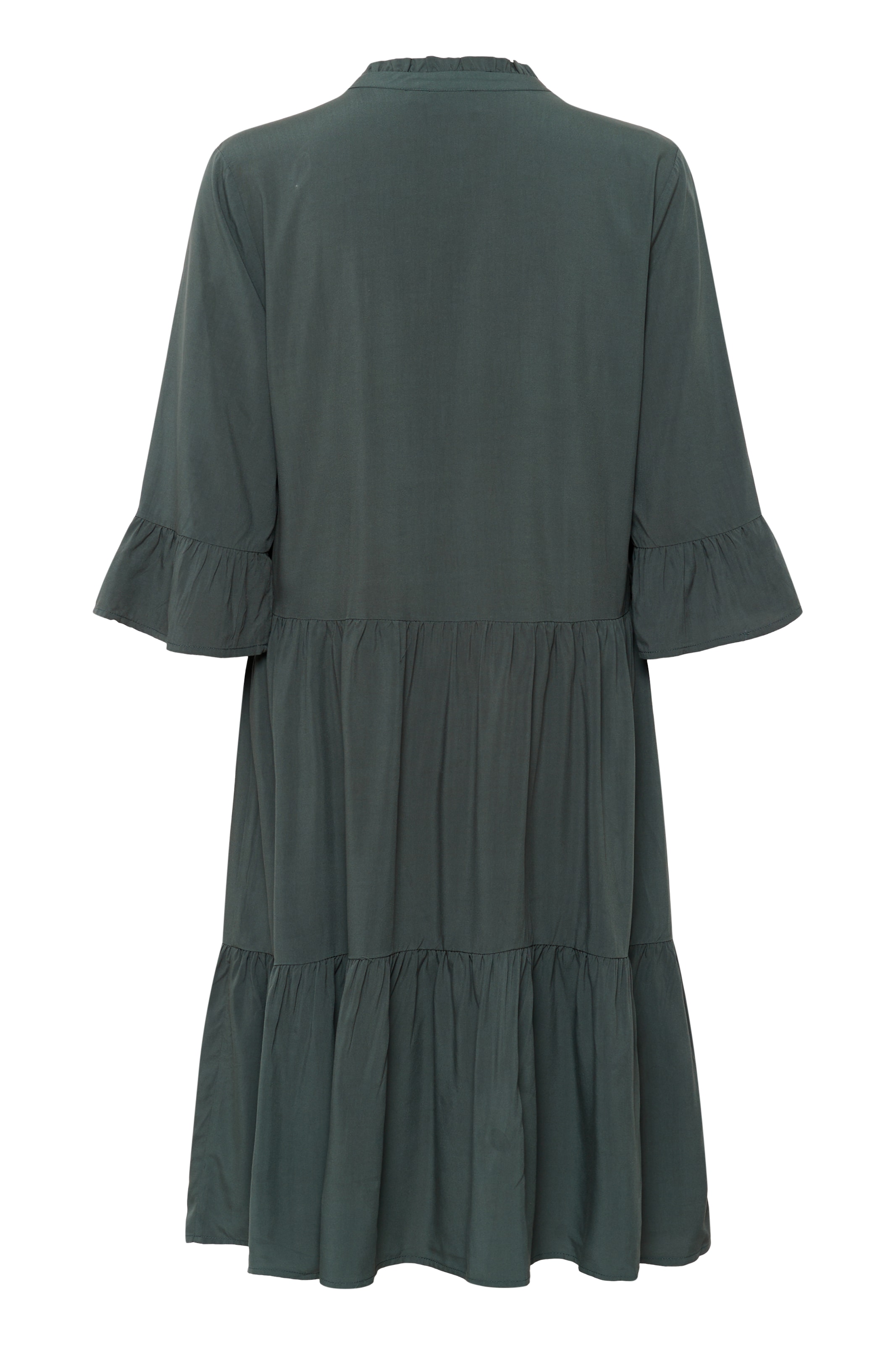 Saint Tropez Blusenkleid »EdaSZ Dress«, mit Volant und 3/4 Ärmel