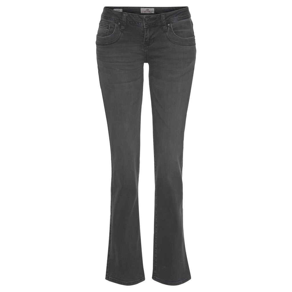 LTB Bootcut-Jeans »VALERIE«, mit langem, ausgestellten Beinverlauf und niedriger Leibhöhe mit Stretch-Anteil