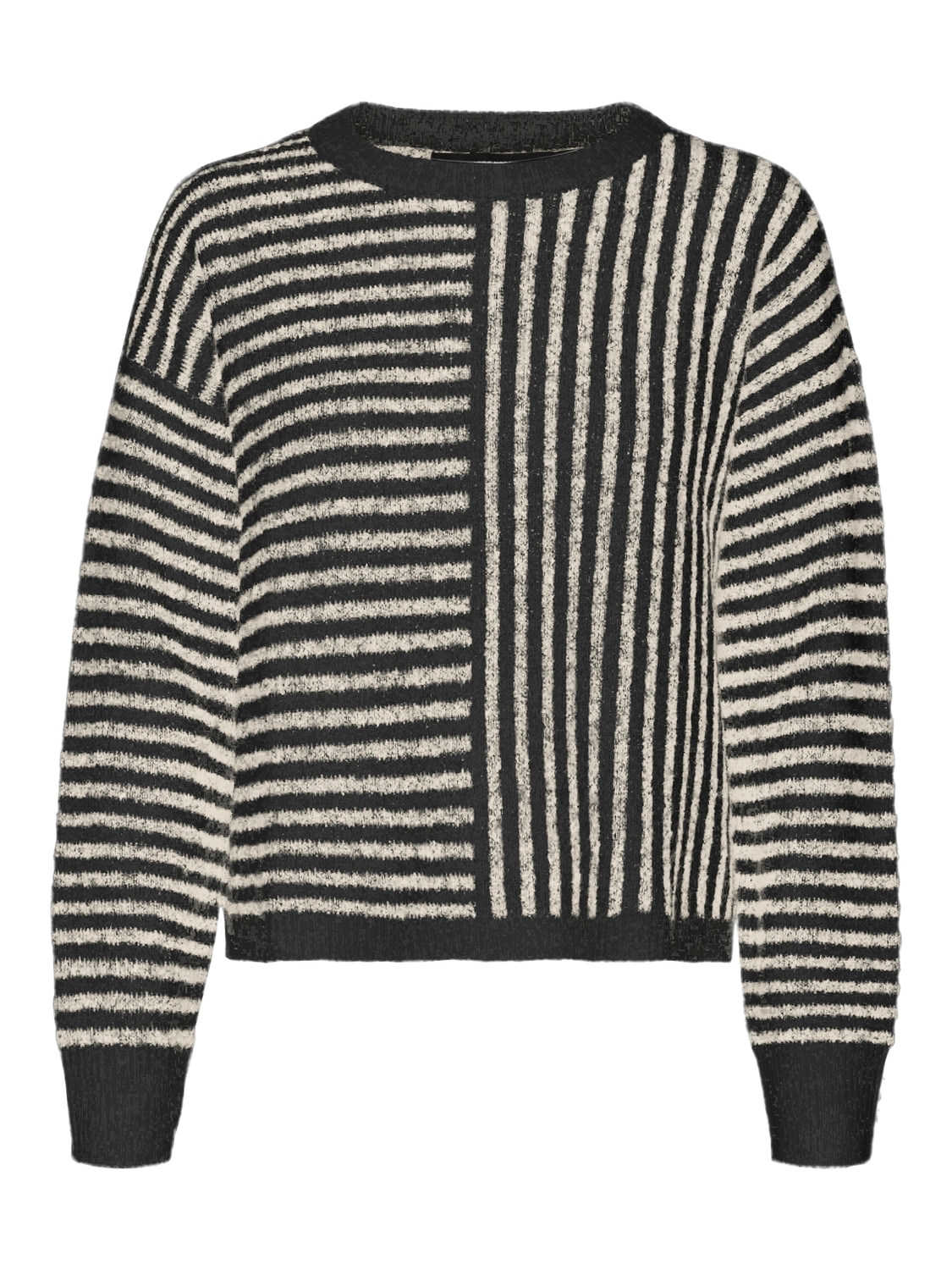 Vero Moda Strickpullover »VMURANUS LS ONECK CROPPED PULLOVER GA BF«