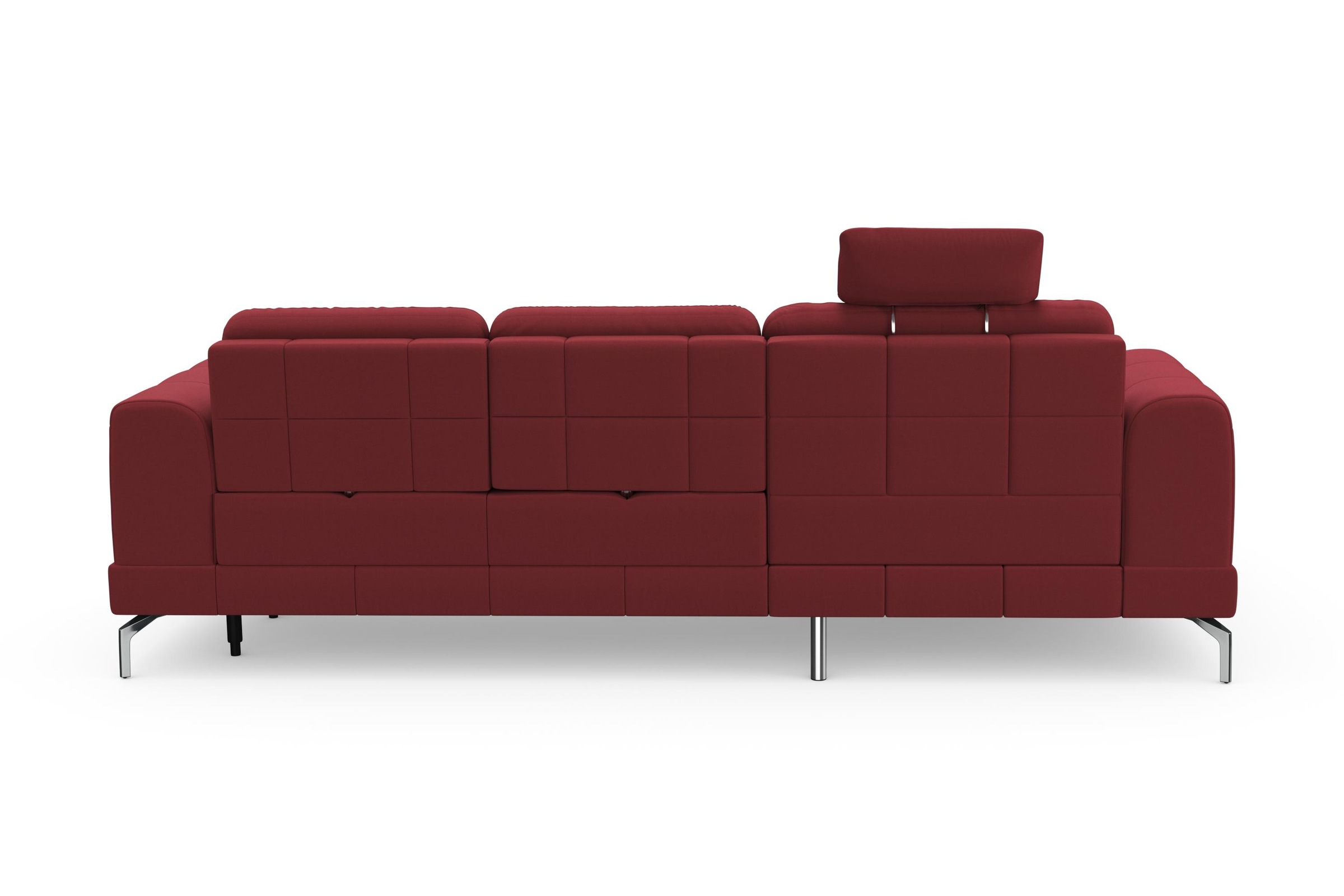 sit&more Ecksofa »Bendigo L-Form«, inklusive Sitztiefenverstellung, Bodenfreiheit 15 cm, 2 Fußfarben