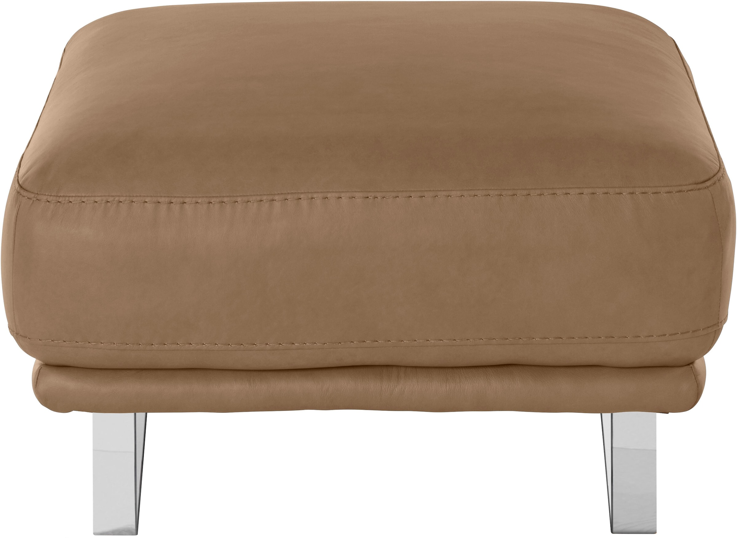 W.SCHILLIG Hocker »montanaa«, mit Metallkufen in Chrom glänzend, Breite 71 cm