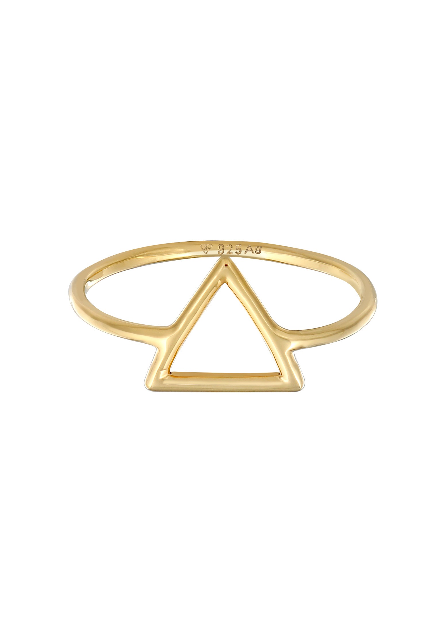 Elli Silberring »Ring Trend Dreieck Statement 925 Silber«