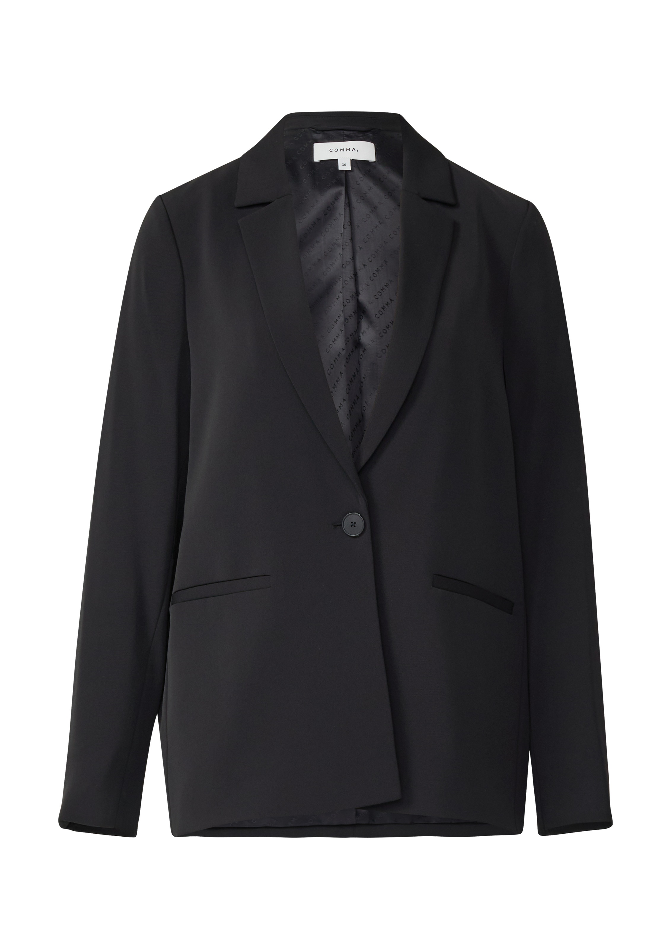 Comma Jackenblazer Oversize-Blazer mit Reverskragen